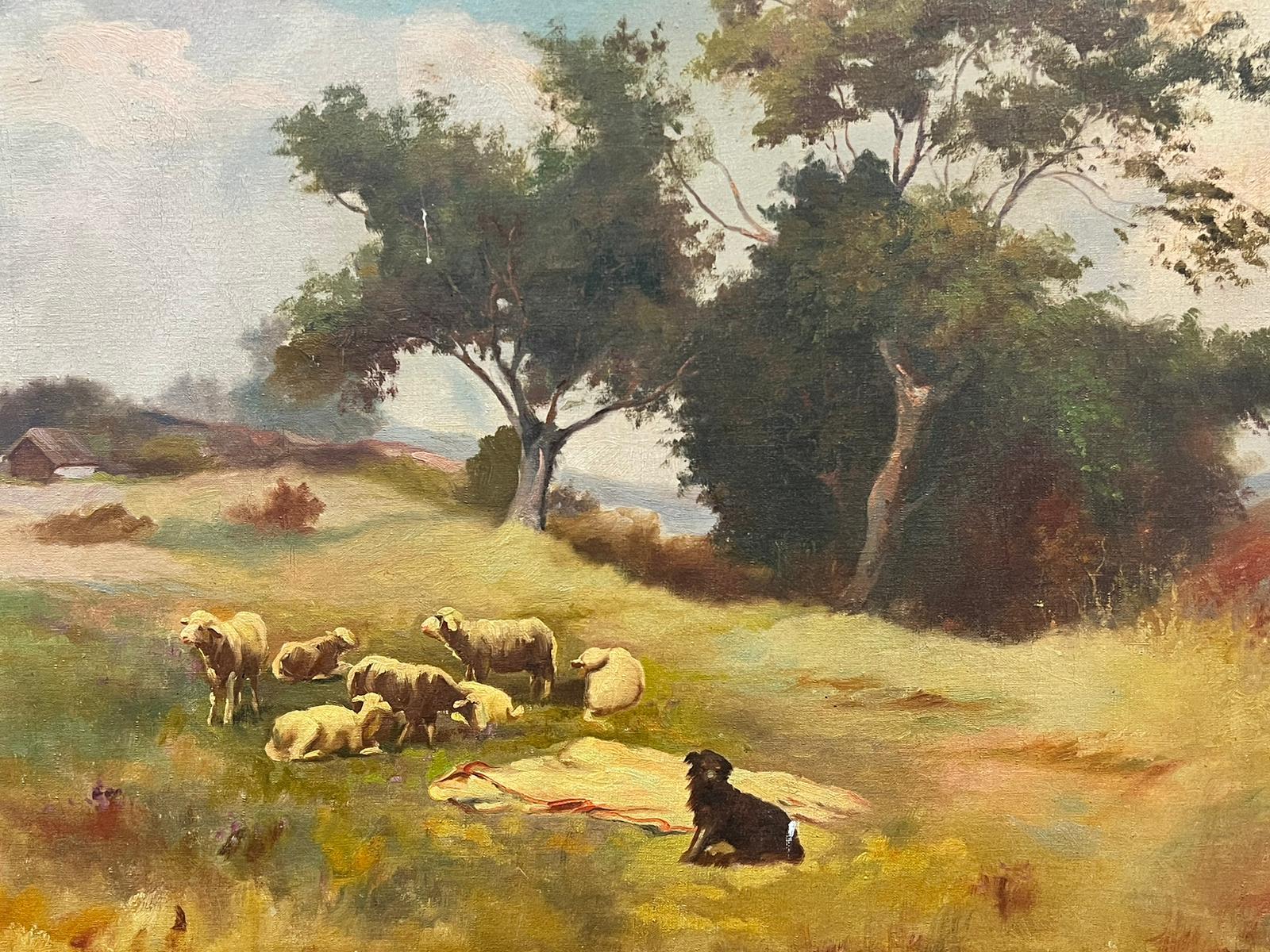 impressionist sheep painting