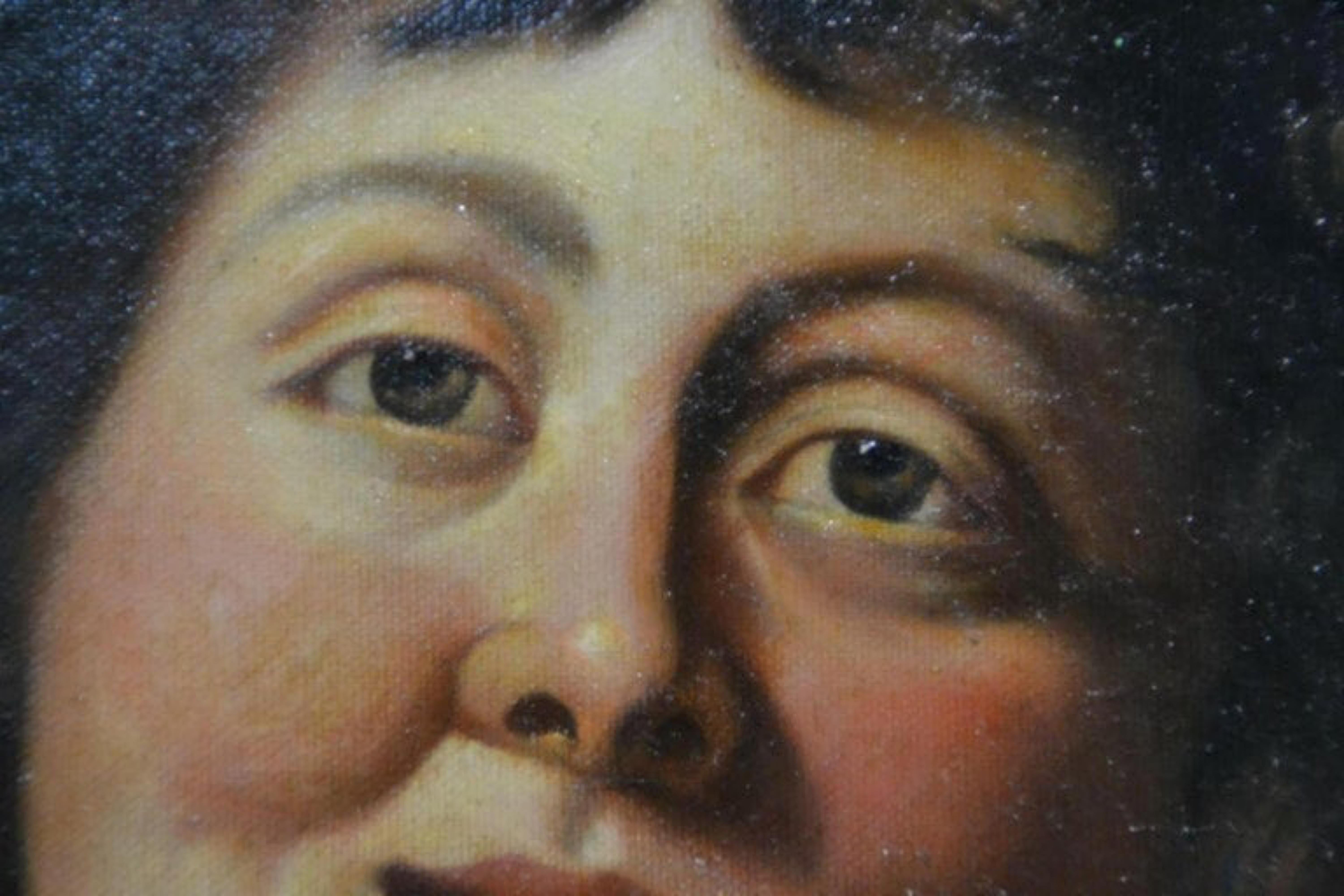 Halbporträt des „Dyonissus“ der Französischen Schule des 19. Jahrhunderts (Geölt) im Angebot