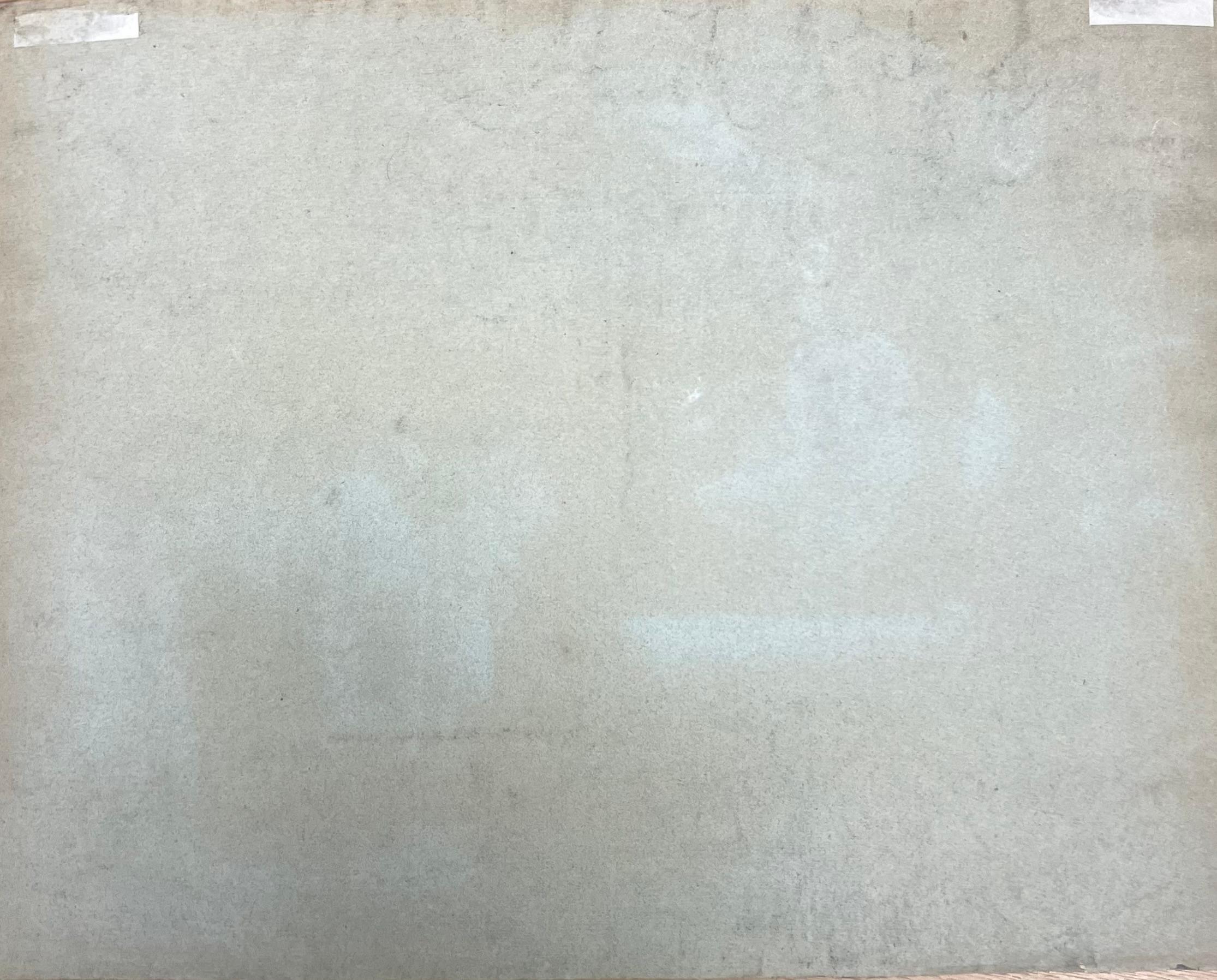 1800's French Neo Classical Old Master Dibujo a la Tiza Figuras Romanas Escena de Corte en venta 3
