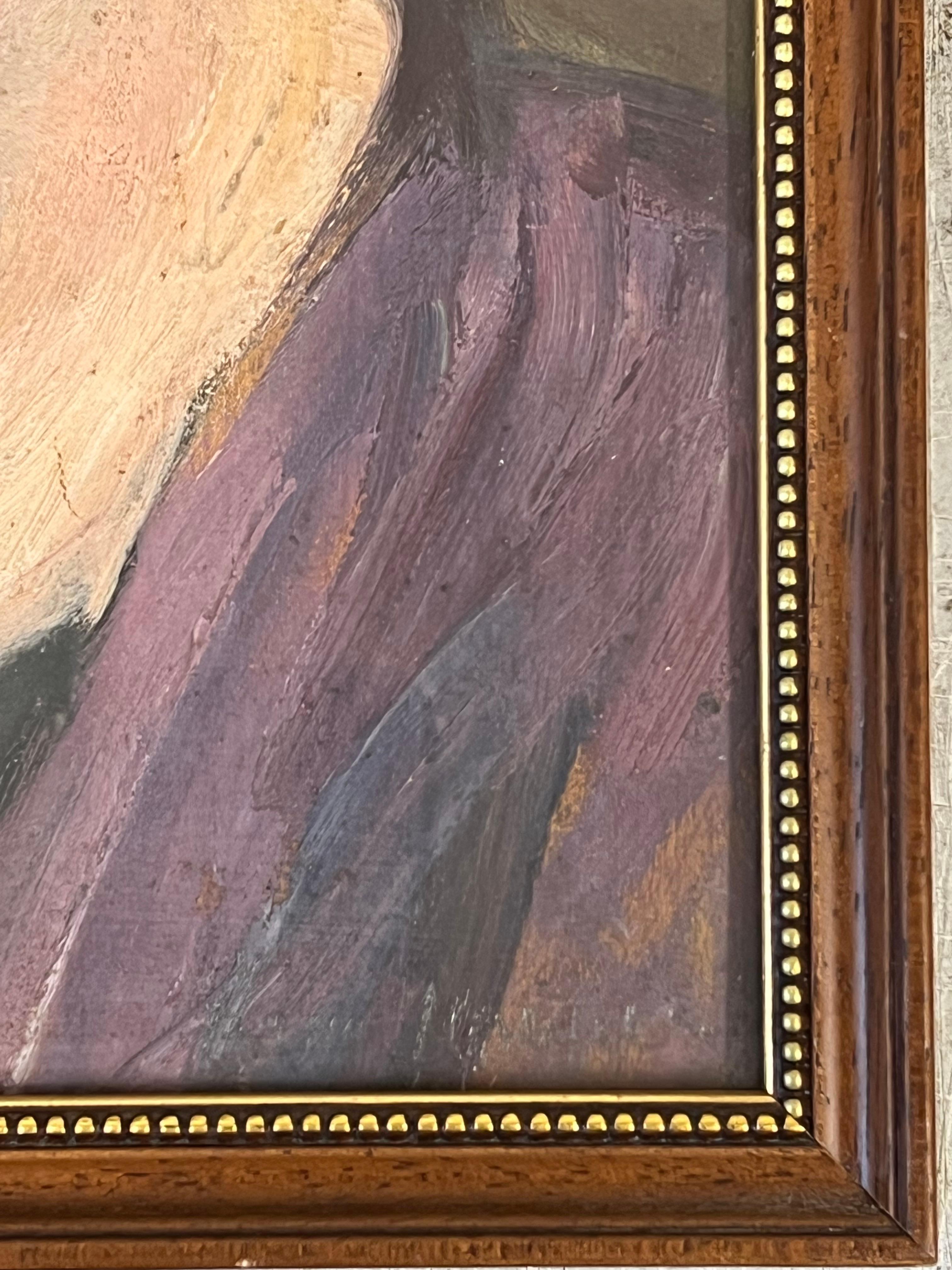 Retrato de una mujer pensante
Escuela francesa, principios del siglo XX
firmado indistintamente óleo sobre tabla, cubierta de cristal enmarcada
(ten en cuenta que el marco es un ejemplo moderno)
enmarcado: 13 x 9 pulgadas
tablero : 12 x 8