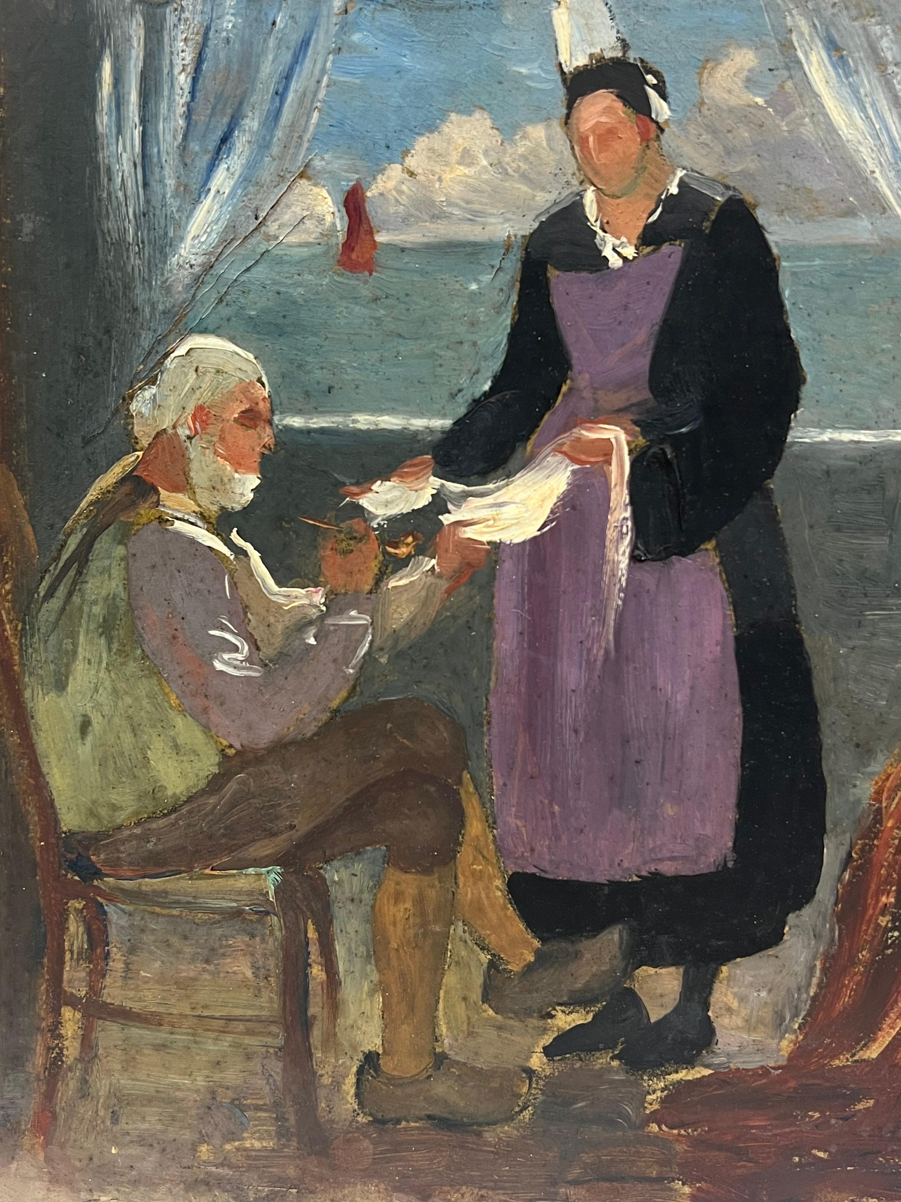 Il Cottage dei Pescatori
Scuola francese, periodo 1930 circa
iniziali firmate olio su tavola, non incorniciato
tavola: 9,5 x 13 pollici
Provenienza: collezione privata, Francia
Condizioni: ottime condizioni

Per ulteriori informazioni, contattaci