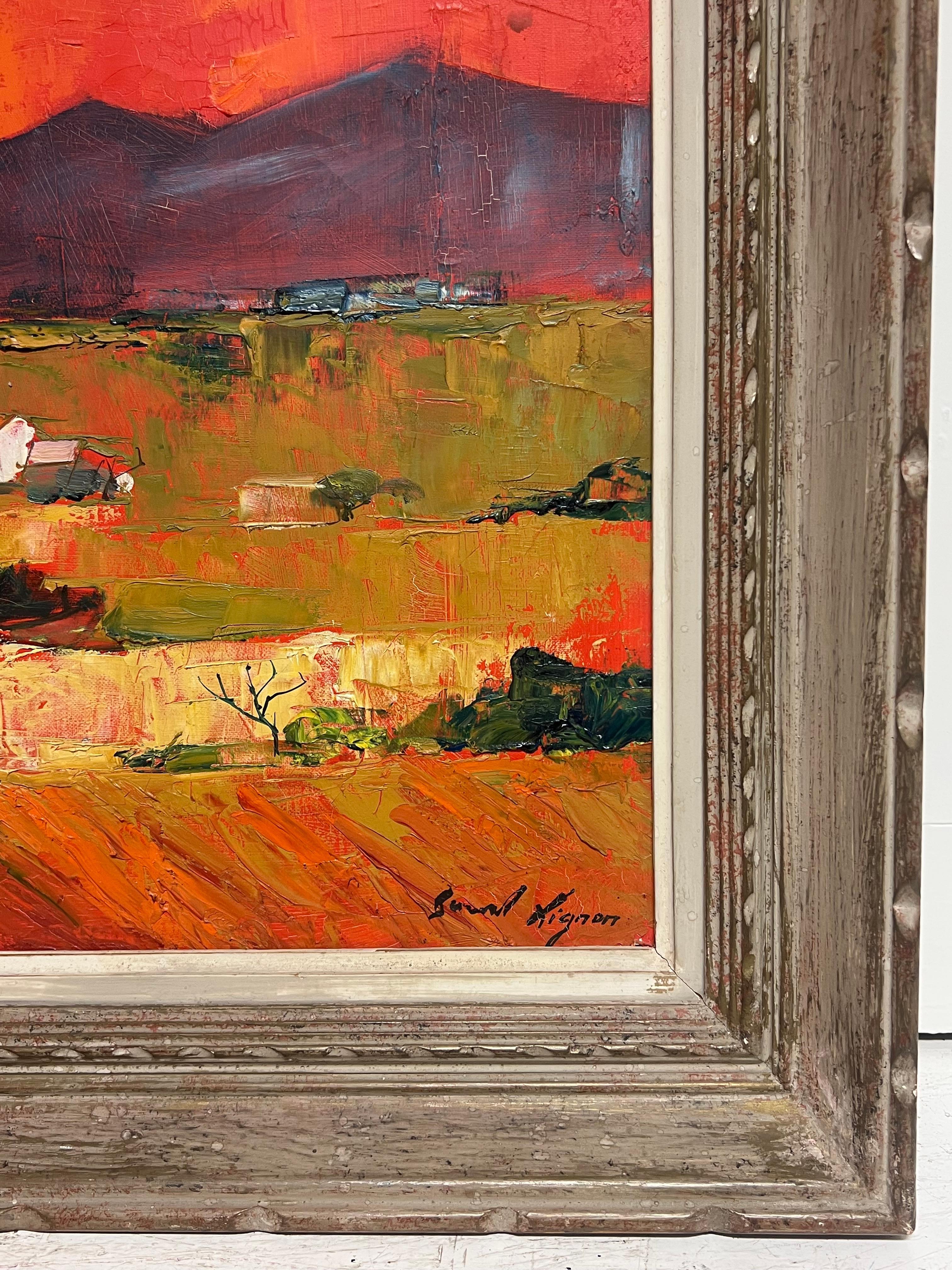Paysage provençal brûlé par le soleil
Artistique moderniste français, vers les années 1960
signé indistinctement 