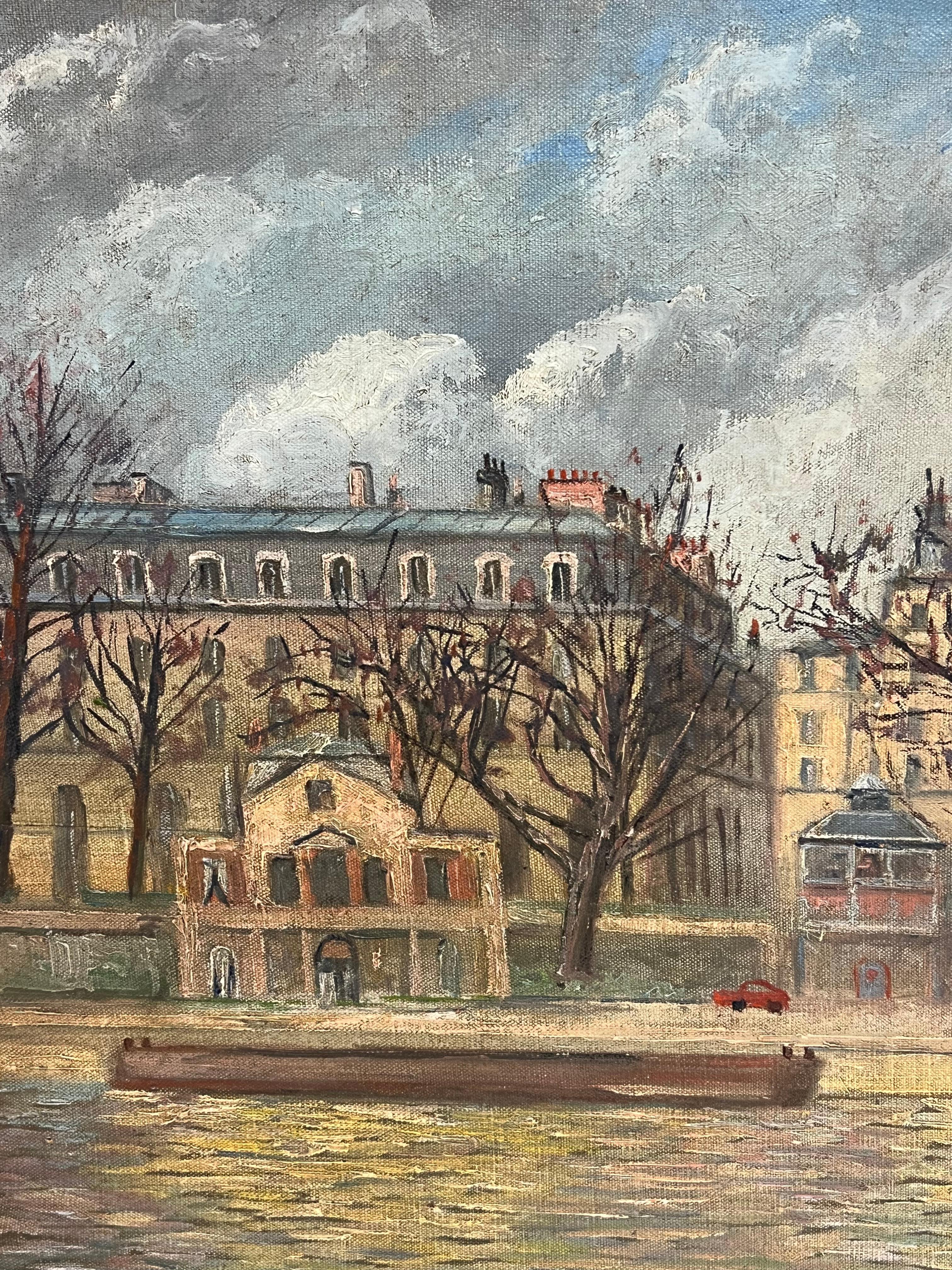 Paris
French artist, circa 1960's
signed oil on on canvas, framed
framed: 26.5 x 32 inches
canvas : 20 x 25 inches
Provenance: private collection, France
Condition: very good condition

For more any more information please do contact us with any