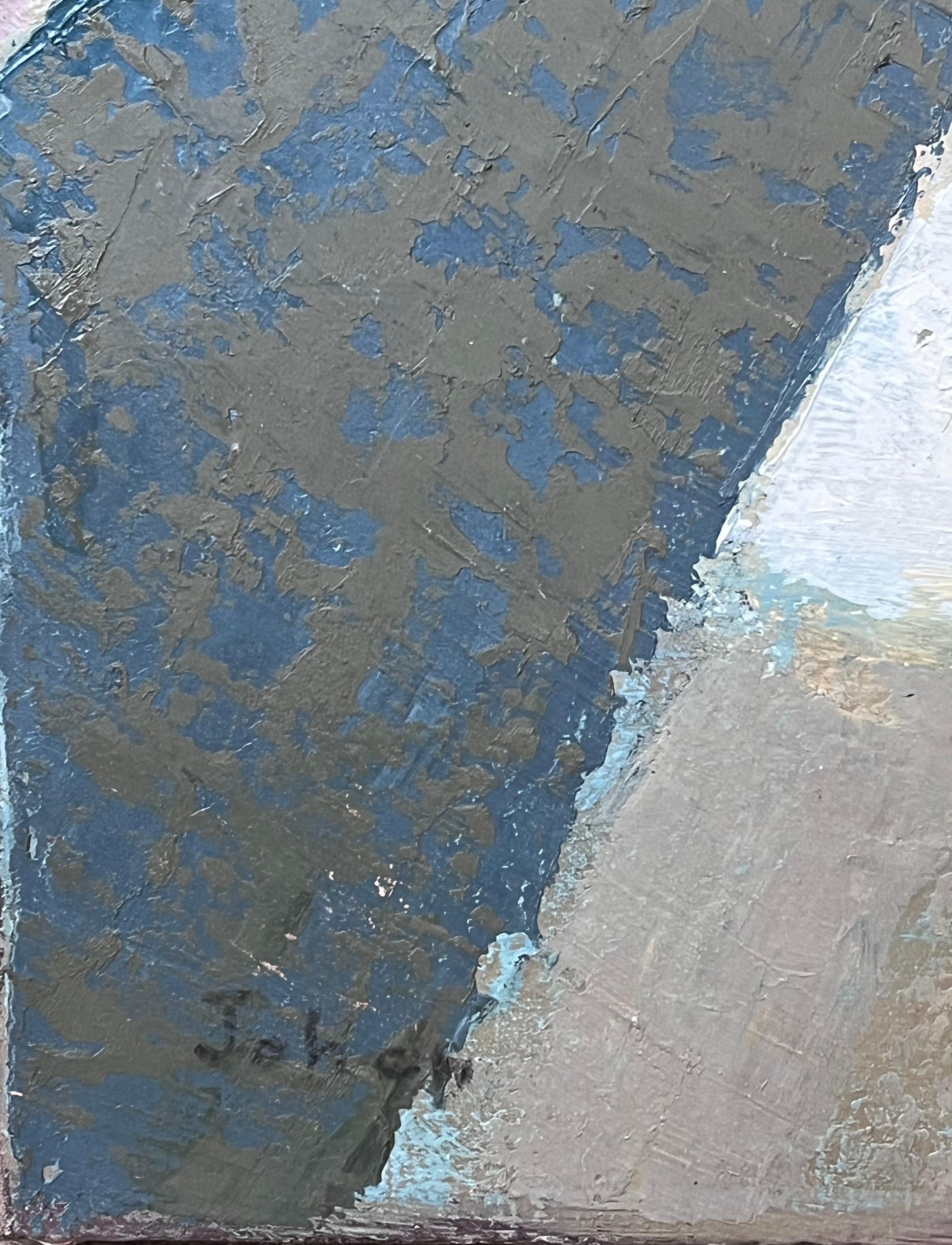 Huile moderniste française des années 1970 signée Musicien Grand Canal Venise en vente 6
