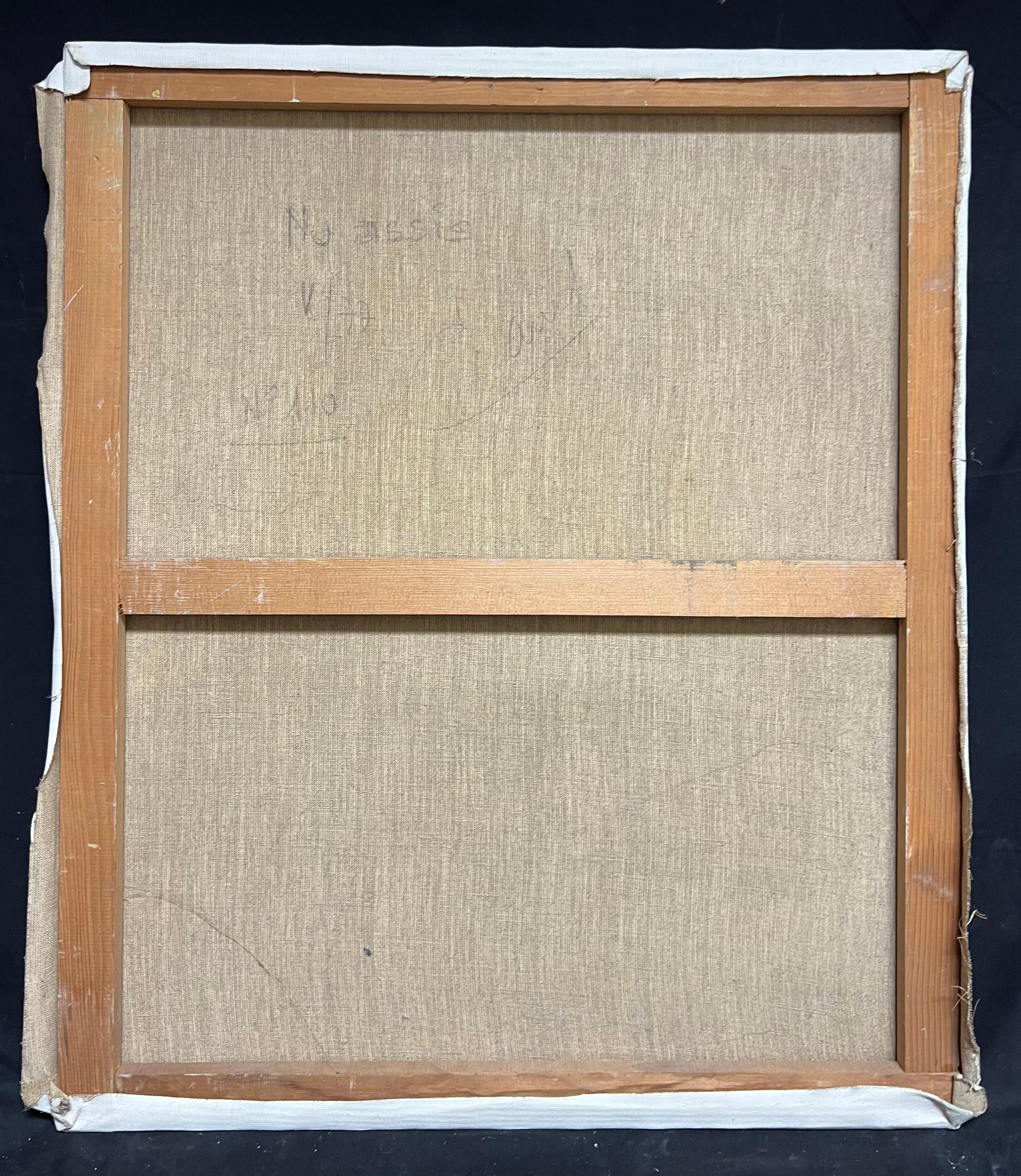 Pintura al óleo postimpresionista francesa de 1970 Desnudo recostado Impasto grueso en venta 4