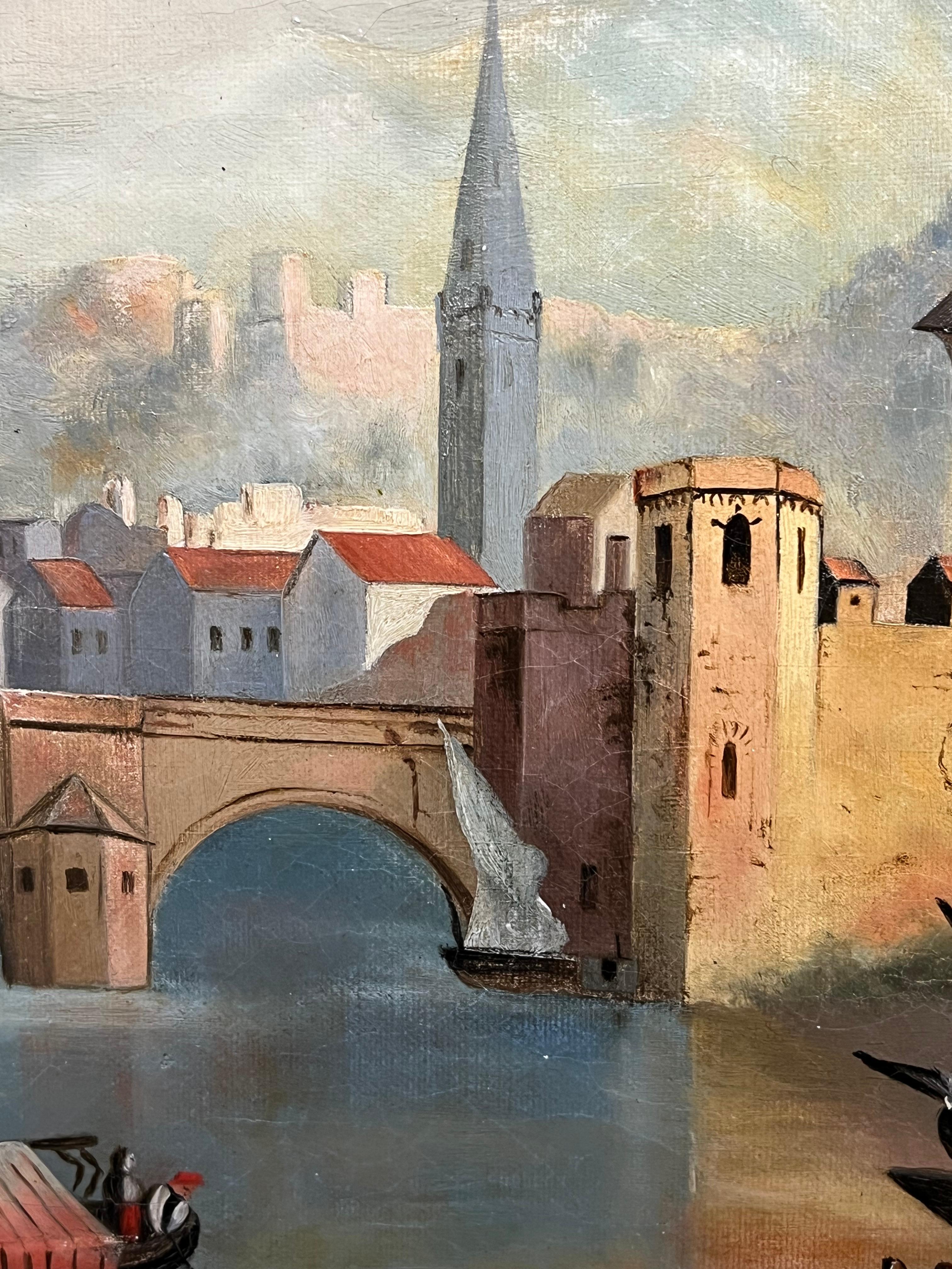 El Viejo Castillo
Escuela francesa, siglo XIX
firmado con iniciales
óleo sobre lienzo, enmarcado
enmarcado: 14 x 18 pulgadas
lienzo: 11 x 15 pulgadas
Procedencia: colección privada, Inglaterra
Estado: muy buen estado general 

Para más información,