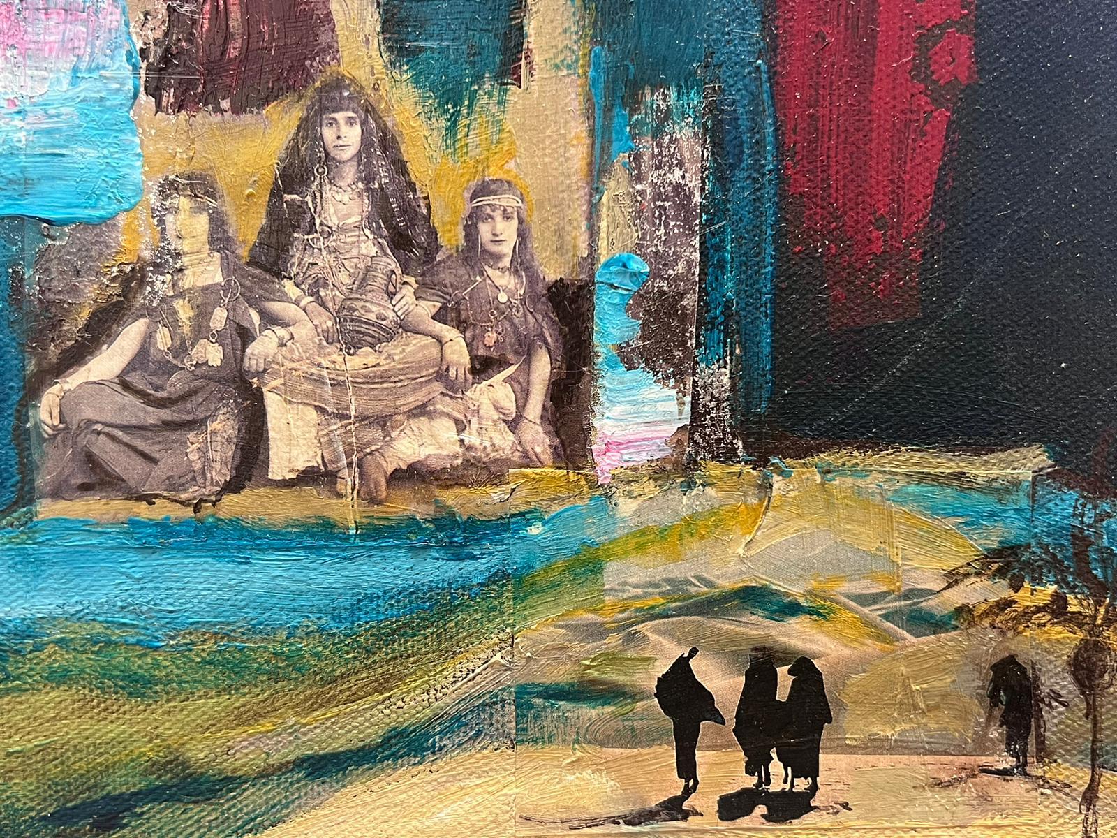 Artista contemporaneo francese
olio e altri materiali su tela, senza cornice
tela: 7 x 9,5 pollici
provenienza: collezione privata, Francia
condizioni: ottime e solide condizioni