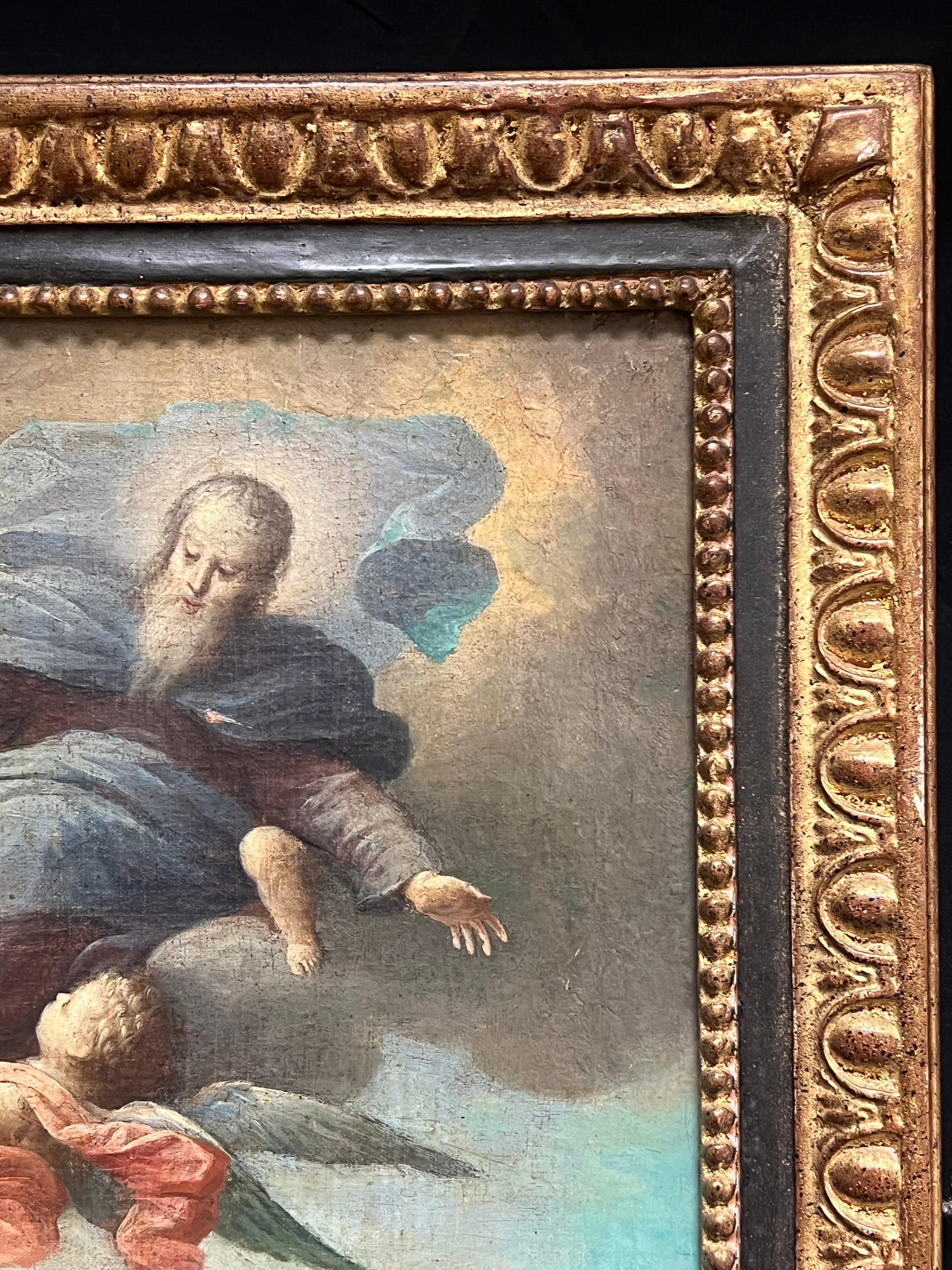 French 17th Century Baroque Period Old Master Pintura al óleo Figura de tiro con arco en venta 5