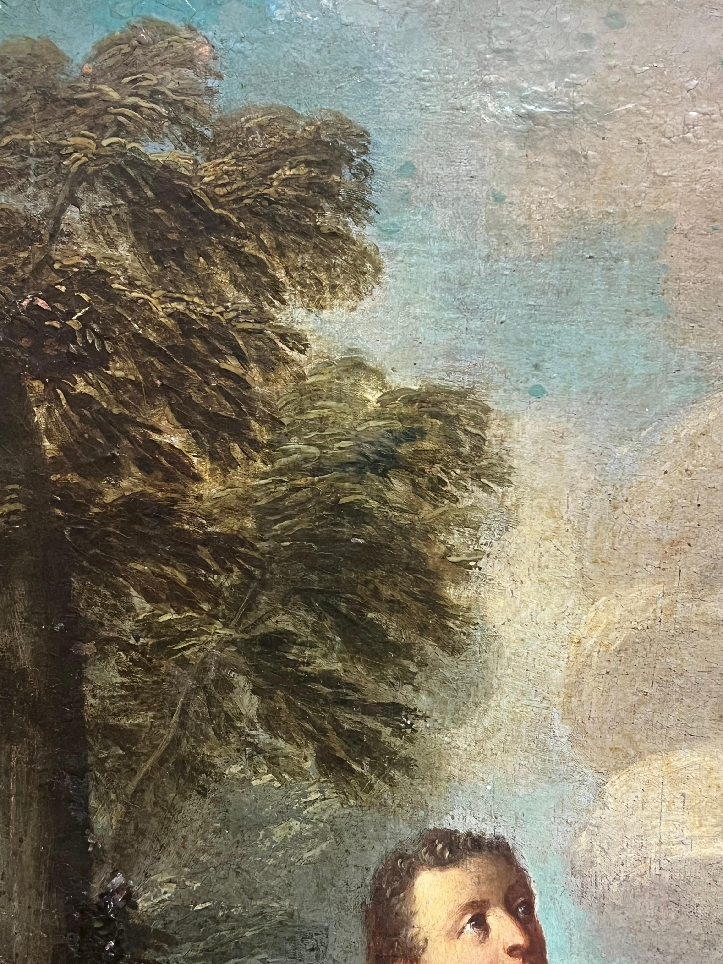 Paisaje barroco con figuras
Escuela francesa, siglo XVII
óleo sobre lienzo, enmarcado
Enmarcado: 29,5 x 23,5 pulgadas
Lienzo : 25,5 x 19 pulgadas
Procedencia: colección privada, Francia
Estado: muy buen estado

Para más información, ponte en