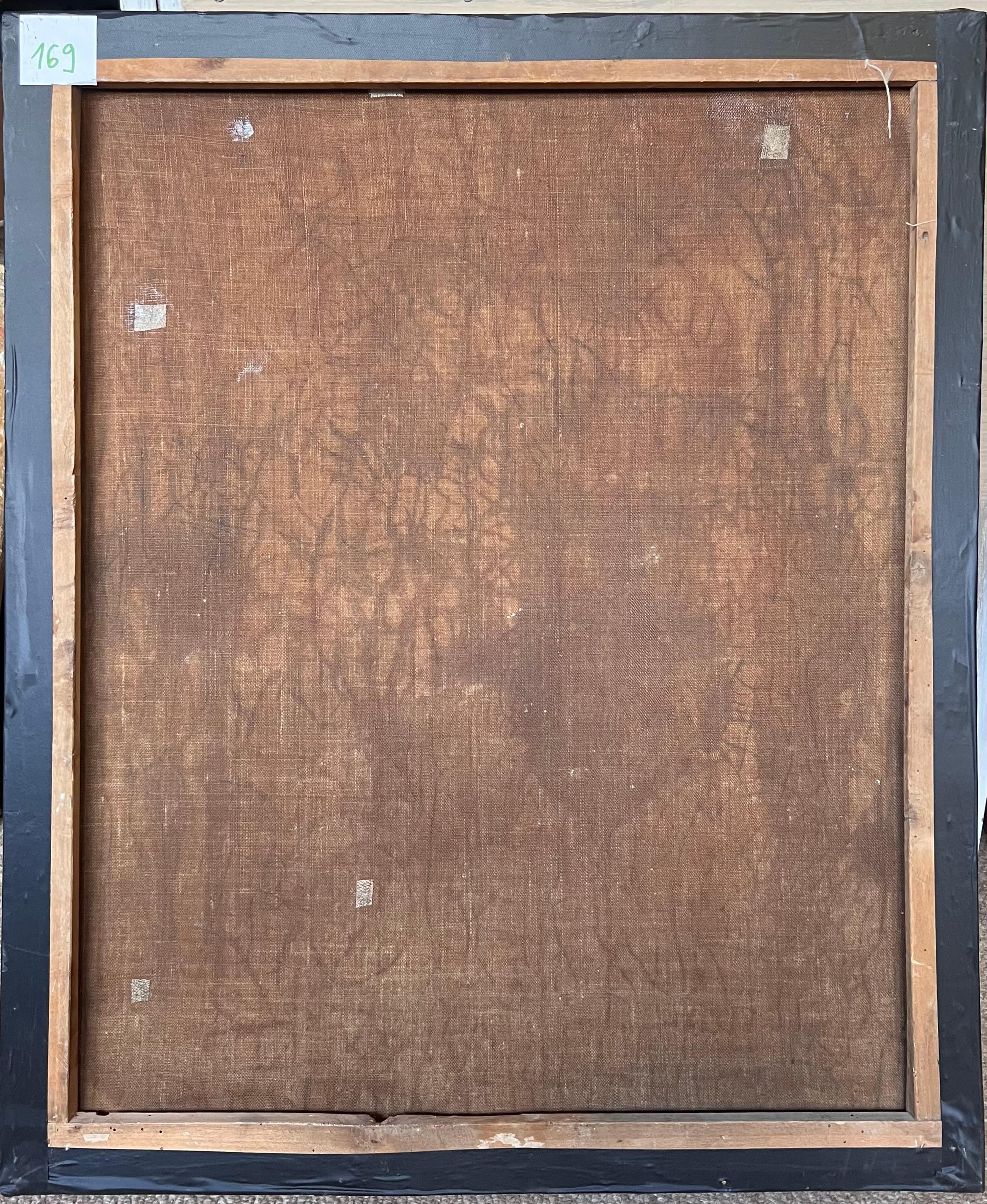 Periodo Imperio Francés Retrato de Joven a la Moda Pintura al Óleo Antigua en venta 4
