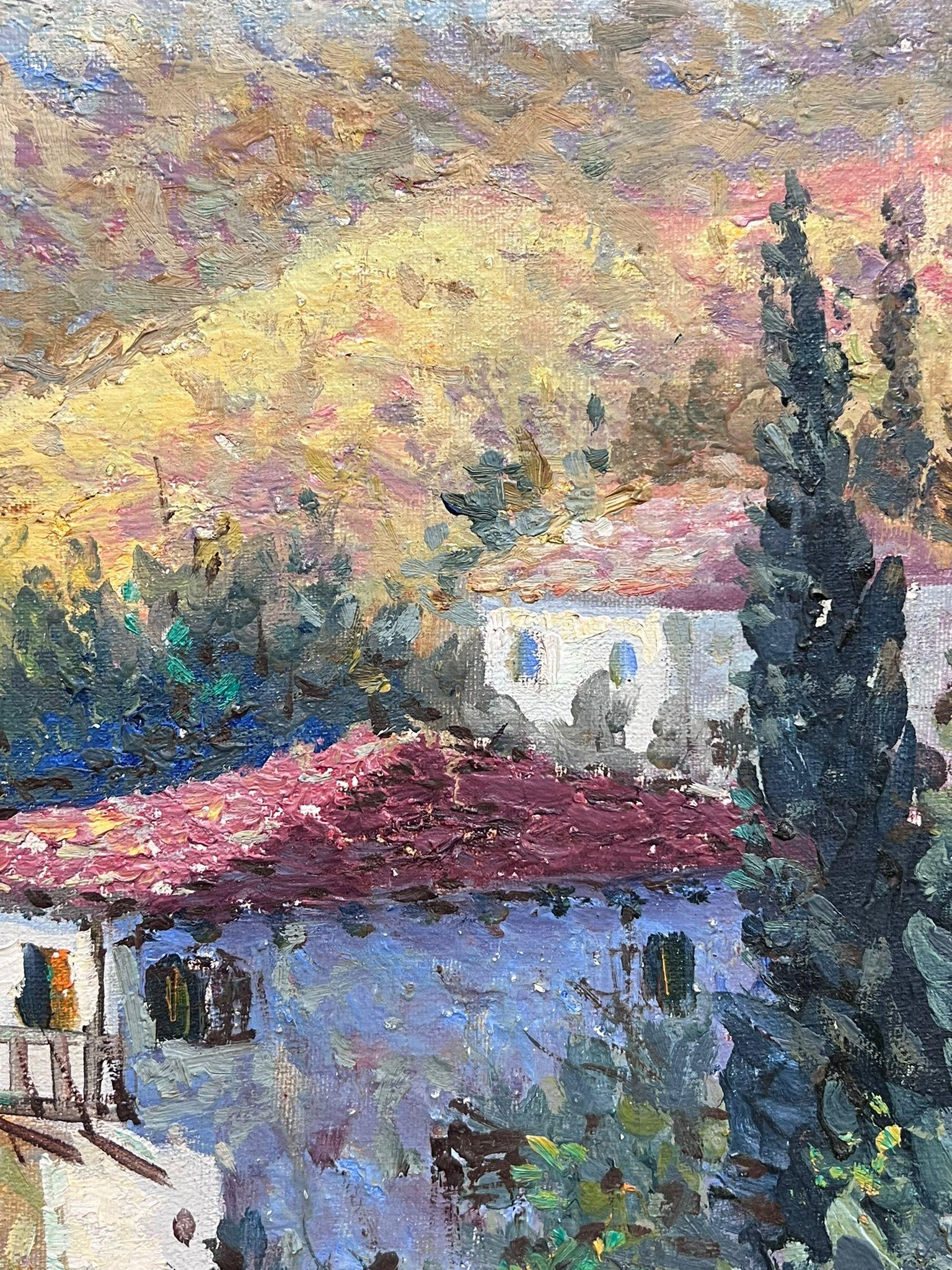 The Old Provencal House
French Impressionist artist, late 20th century
indistinctly signed 
oil on canvas, unframed
Canvas: 13.75 x 17.5 inches
Provenance: Private collection, France
Condition: Great condition 

For more any more information please