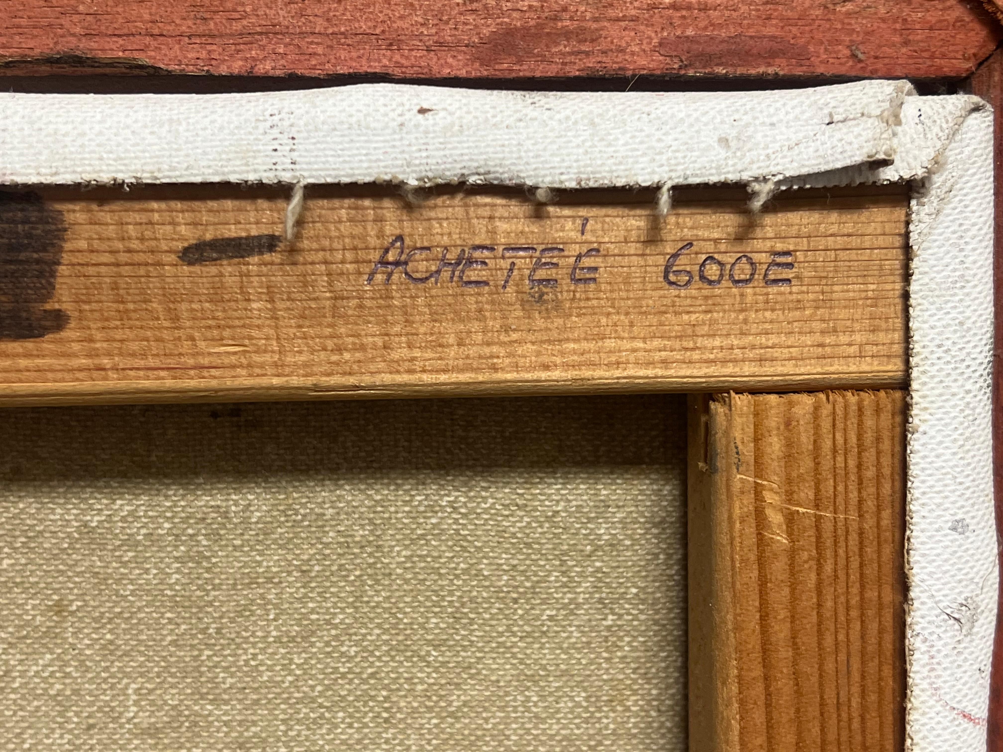 Peinture à l'huile encadrée : Nu couché dans une lumière de rêve Sérénité rayonnante en vente 7