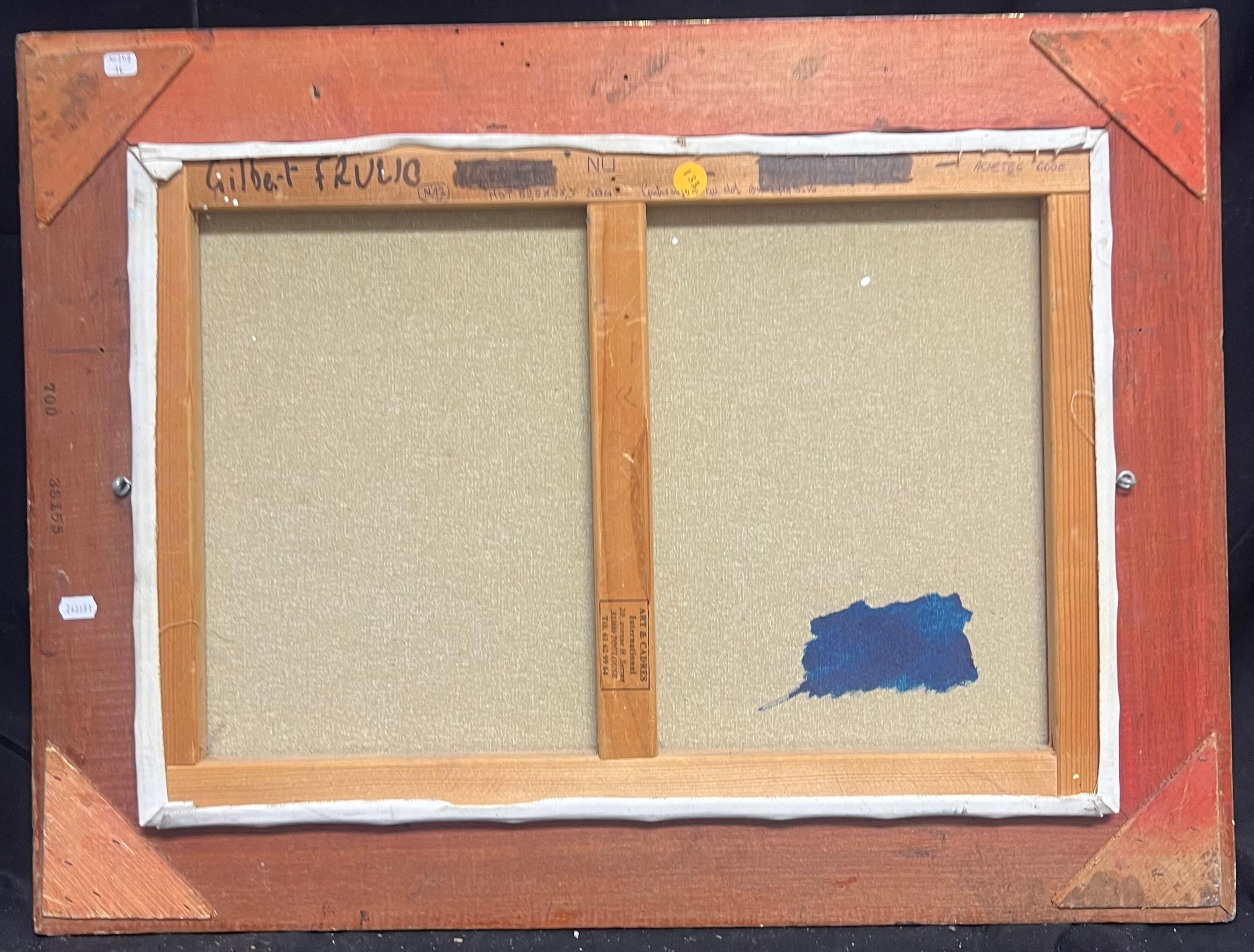 Peinture à l'huile encadrée : Nu couché dans une lumière de rêve Sérénité rayonnante en vente 11