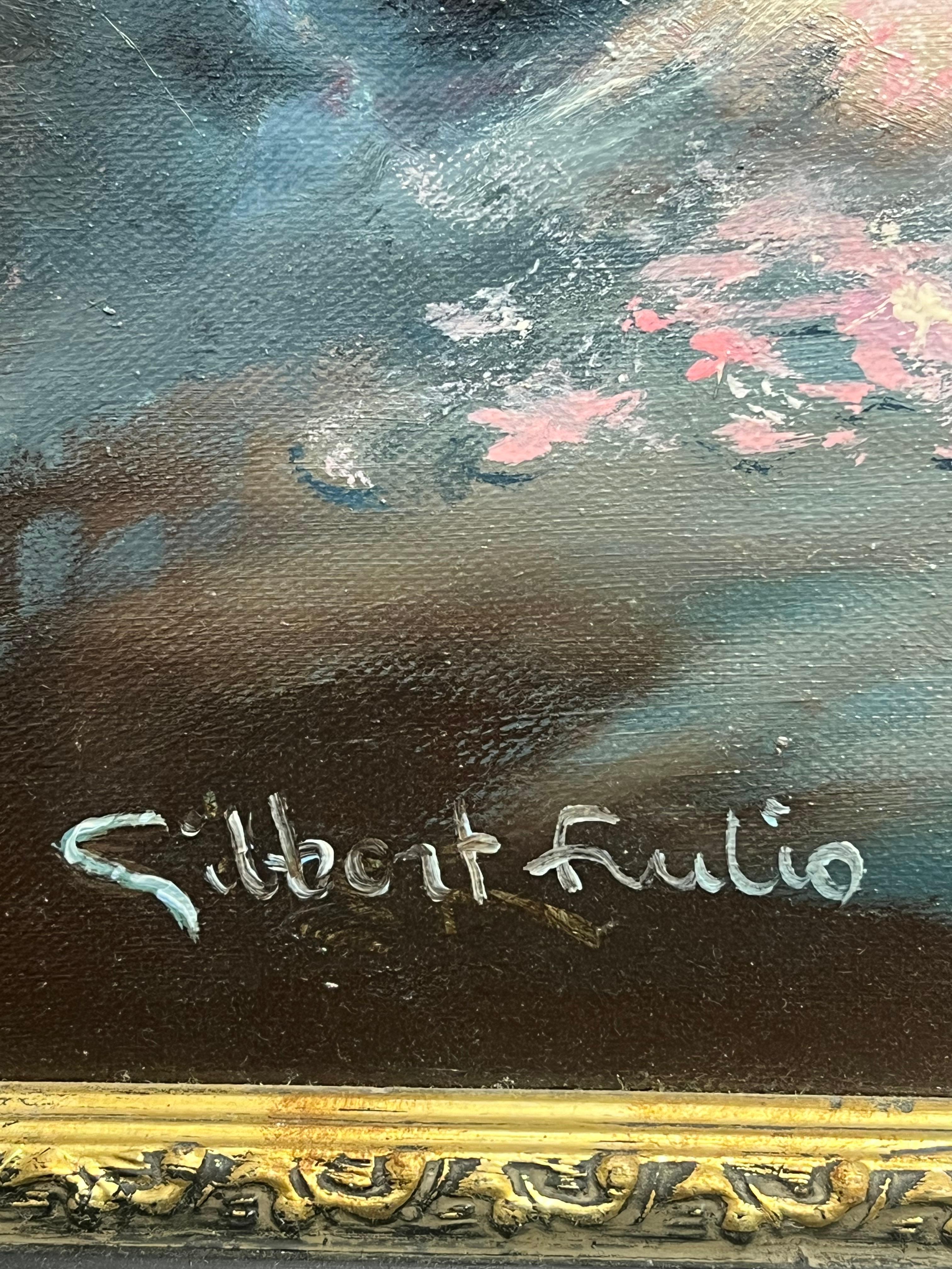 Peinture à l'huile encadrée : Nu couché dans une lumière de rêve Sérénité rayonnante en vente 4