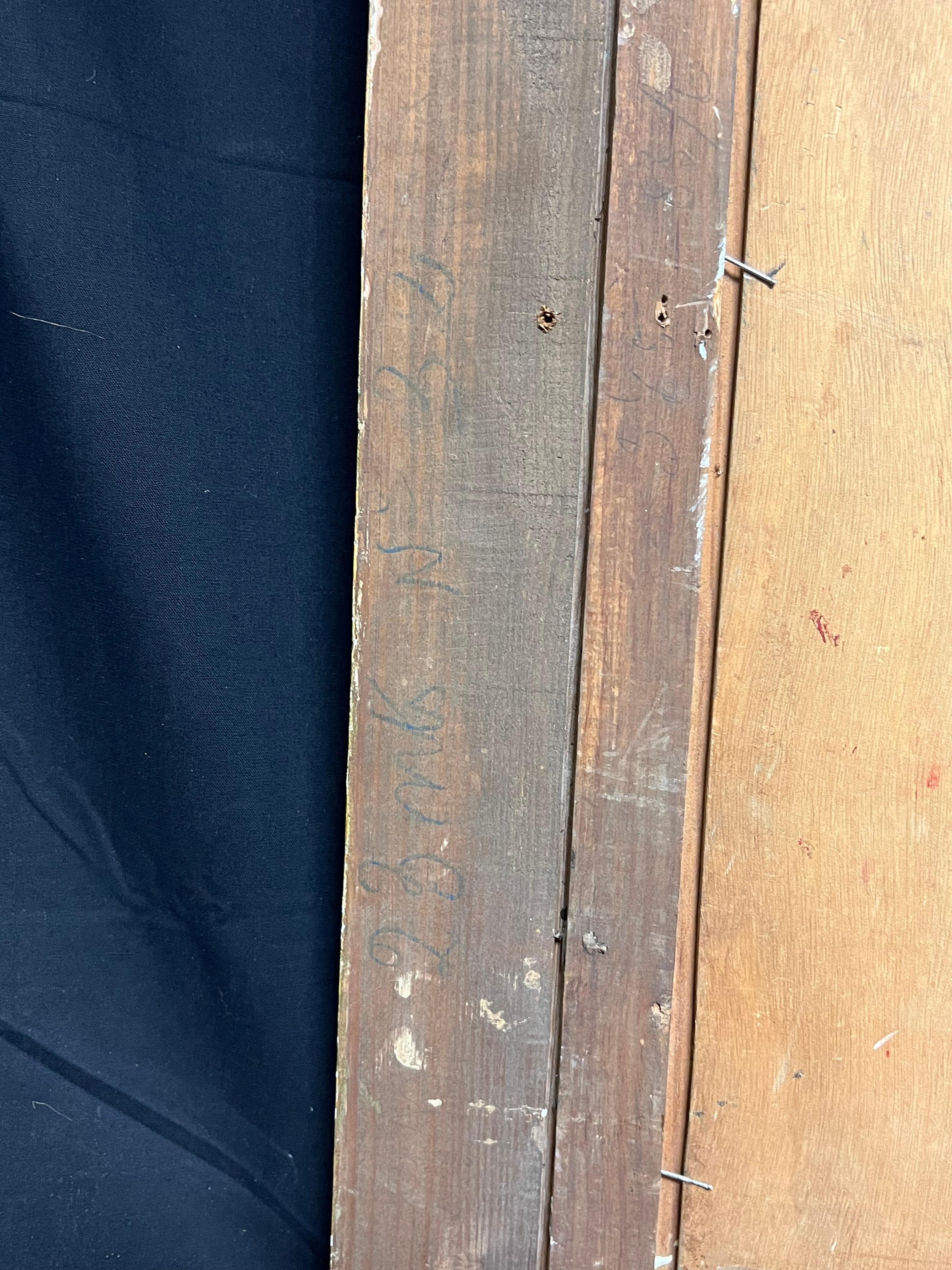 Ritratto di donna a olio firmato della metà del XX secolo in Francia in vendita 7