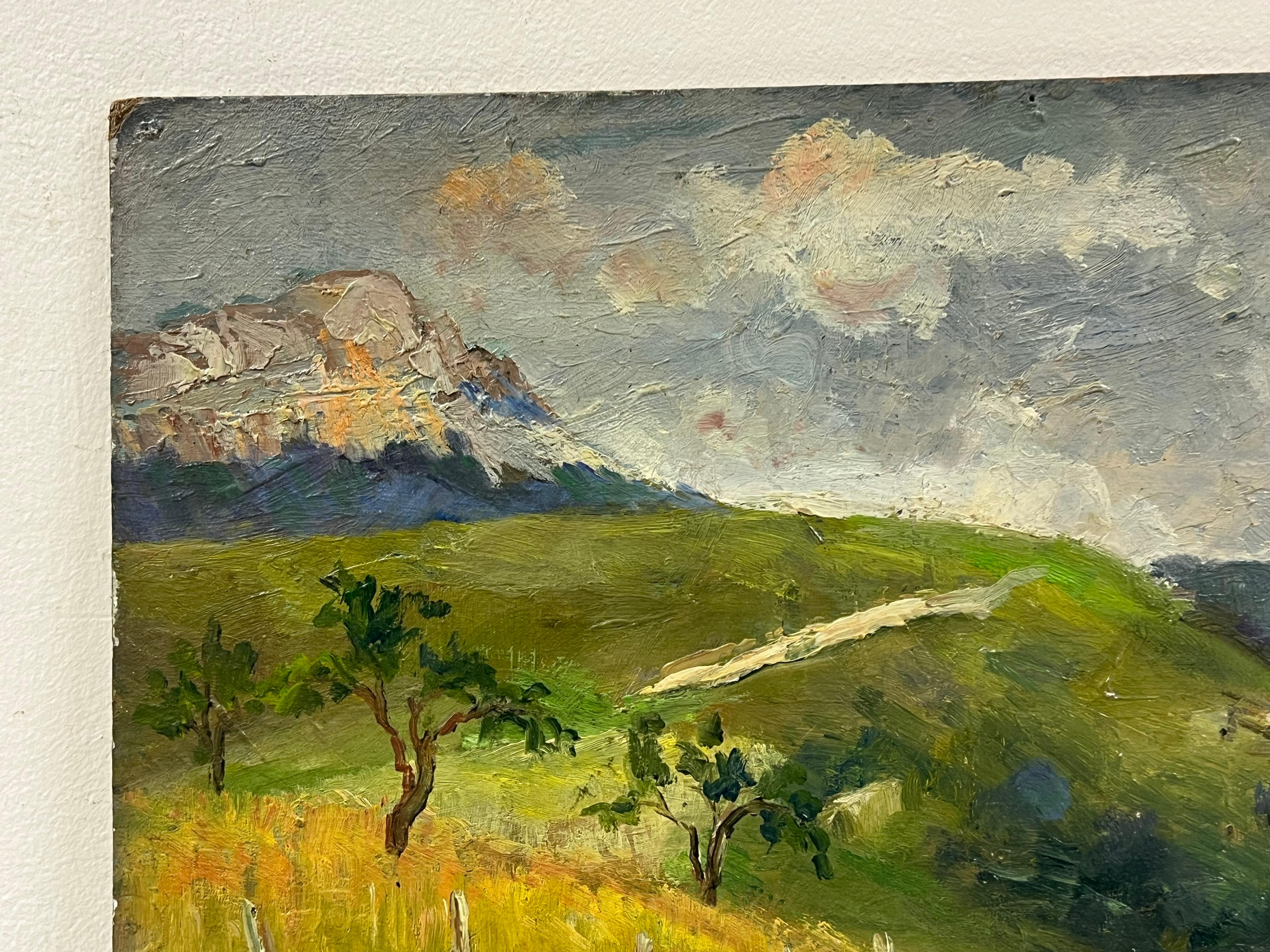 p - Painting Posimpresionista de French School