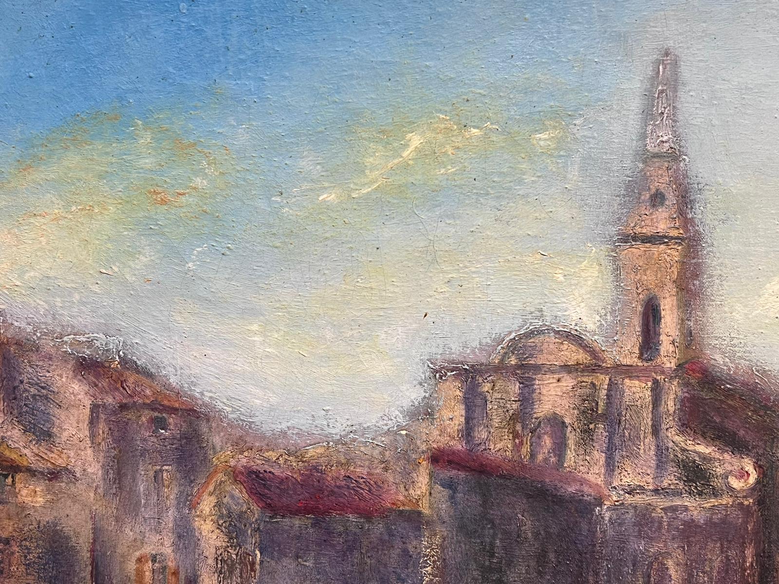 Il Canal Grande di Venezia Antique French/Italian Impressionist Signed Oil Painting 2