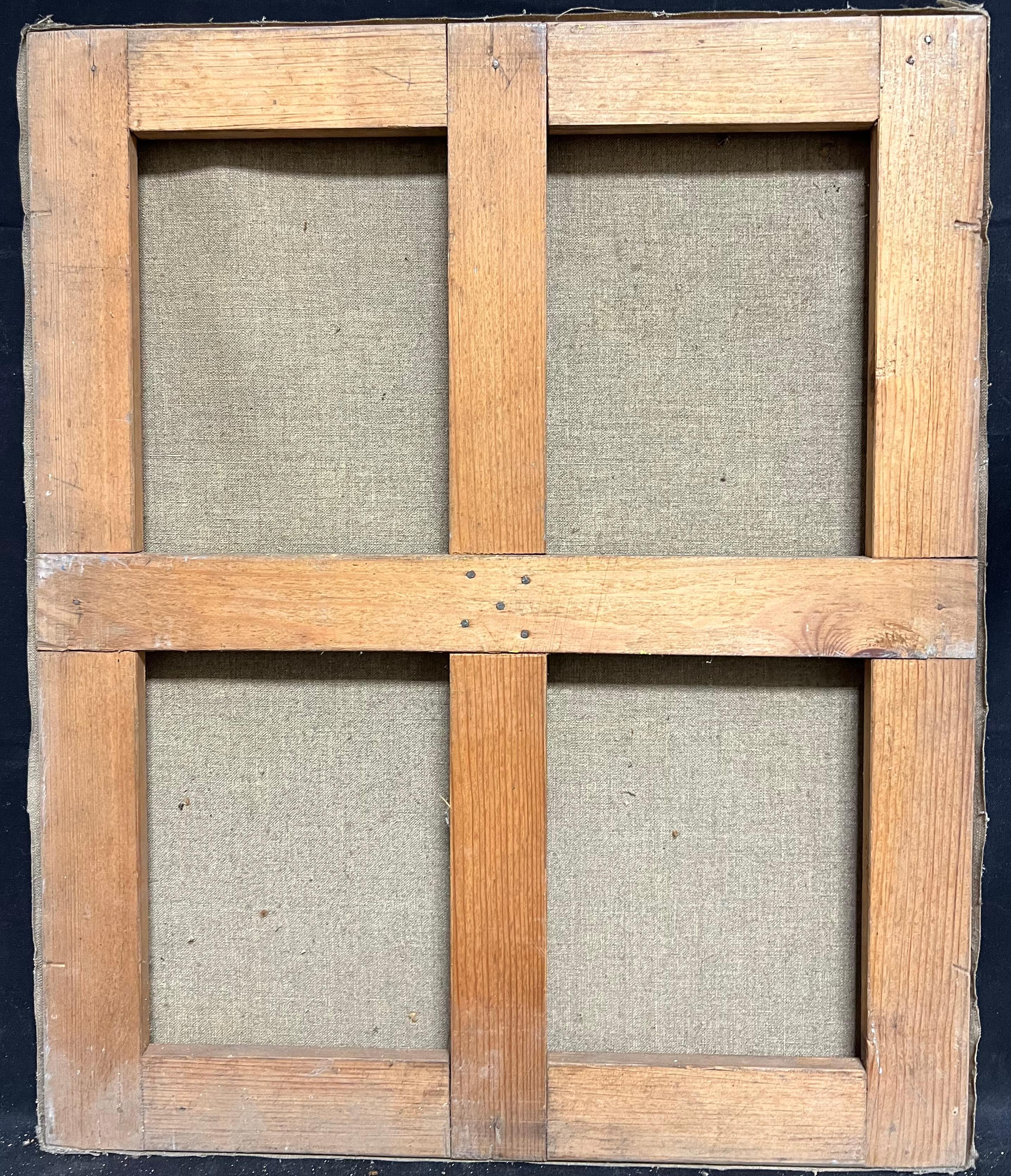 Wald im Vorfrühling Grünes Sonnenlicht 1930er Jahre Französisch Impressionist Öl im Angebot 2