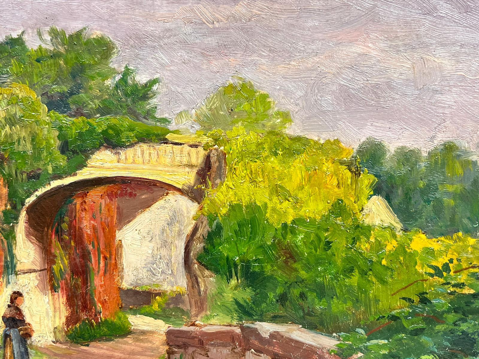 French Impressionist painter, early 1900’s
oil painting on canvas, unframed
painting: 10 x 13 inches
provenance: private collection, France 
condition: overall very good, minor losses to edges