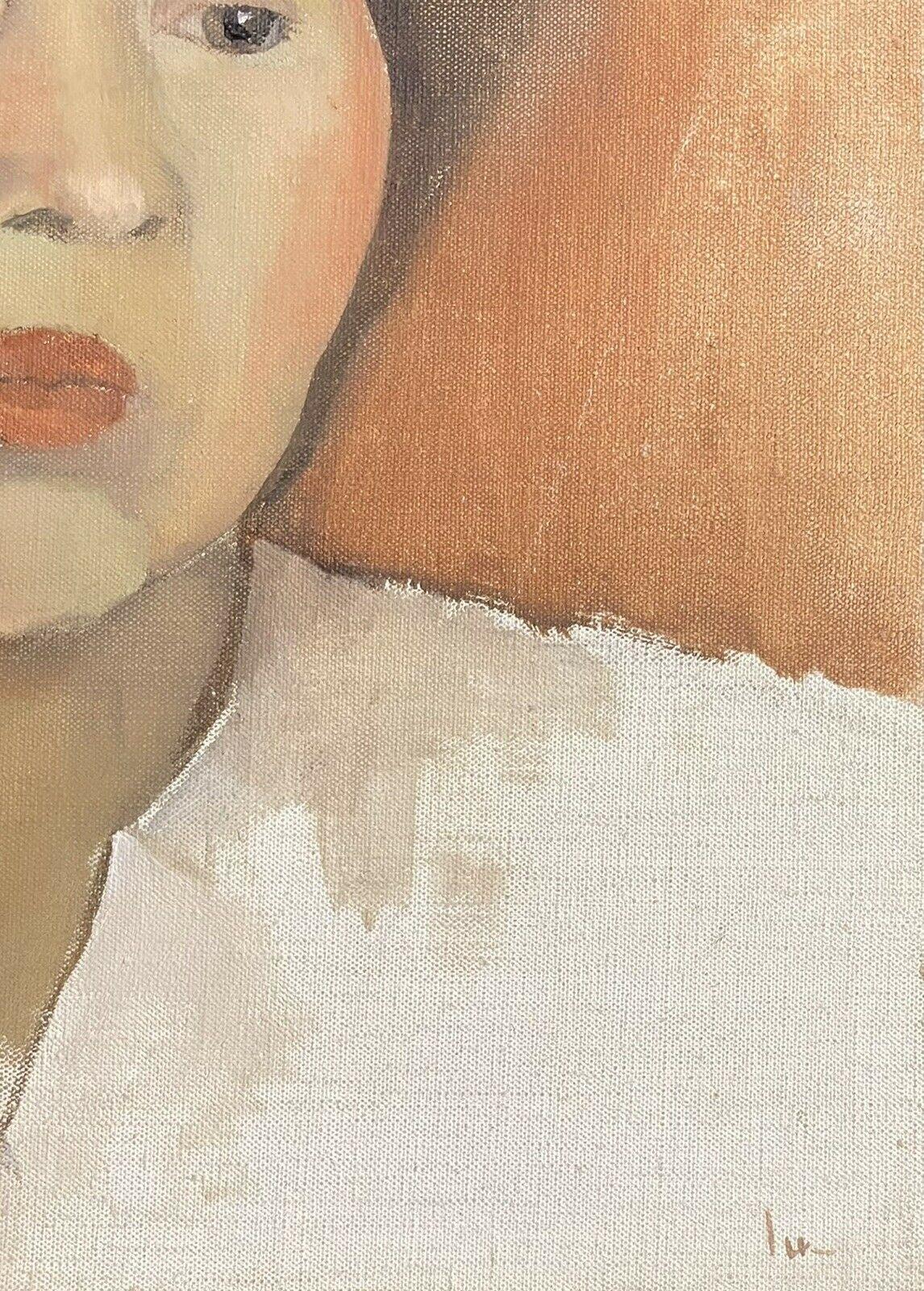 eyebrow lady painting