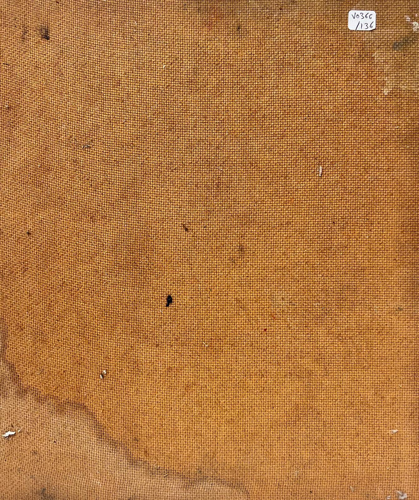 Pittura ad olio espressionista francese degli anni '60 Fiori in vaso Impasto ad olio molto spesso 1