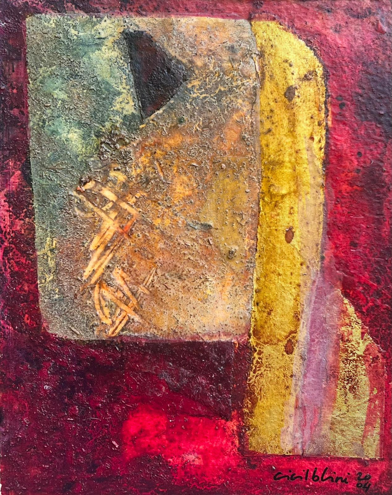 Abstract Painting di French School - Pittura astratta francese contemporanea, opera originale firmata