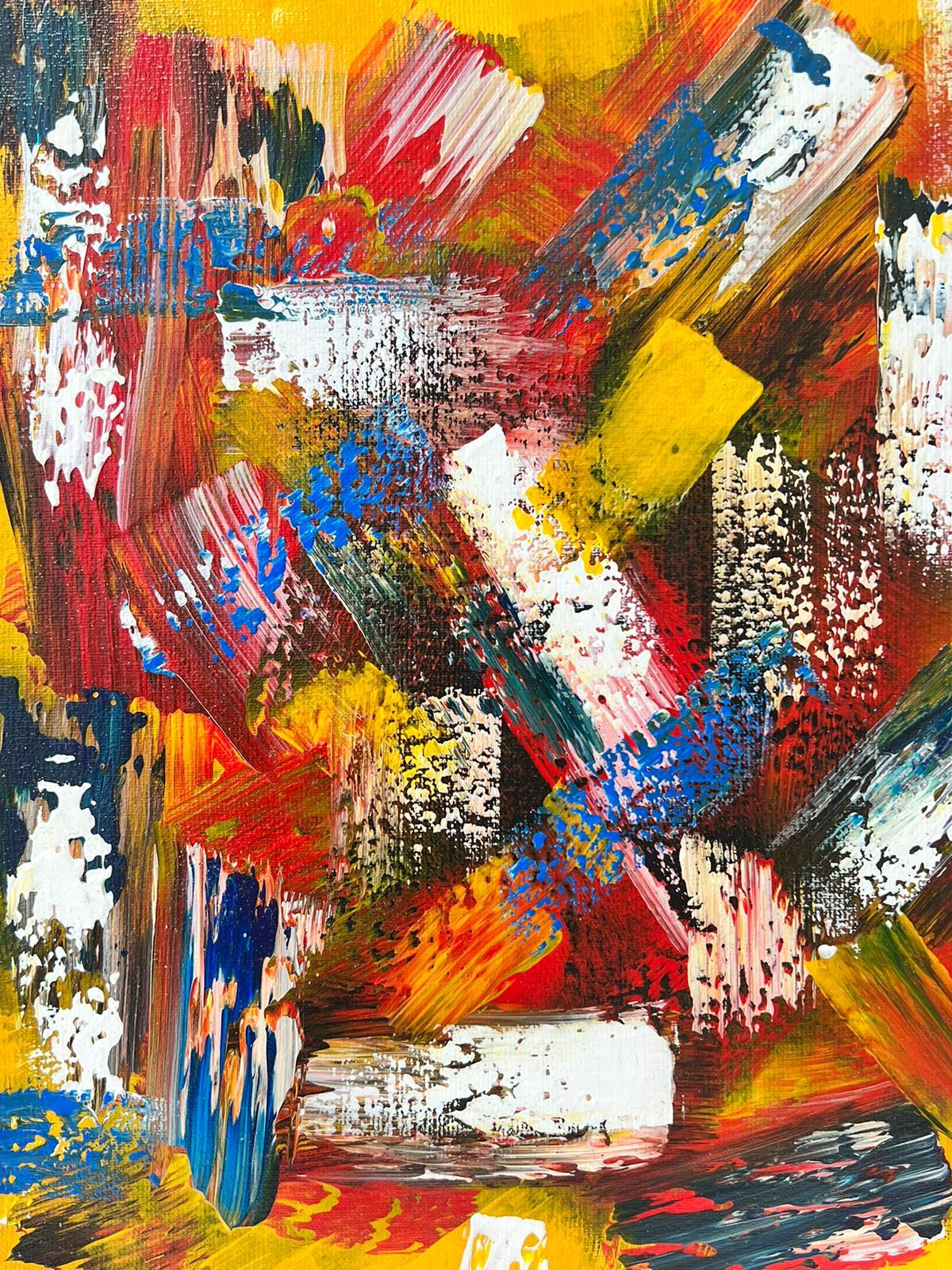 Contemporáneo francés
óleo sobre lienzo firmado, sin enmarcar
lienzo: 12 x 12 pulgadas
procedencia: colección privada
estado: muy bueno y en buen estado  