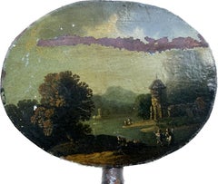 French Old Master Antiguo Óleo Para Restaurar Figuras Paisaje Clásicocp