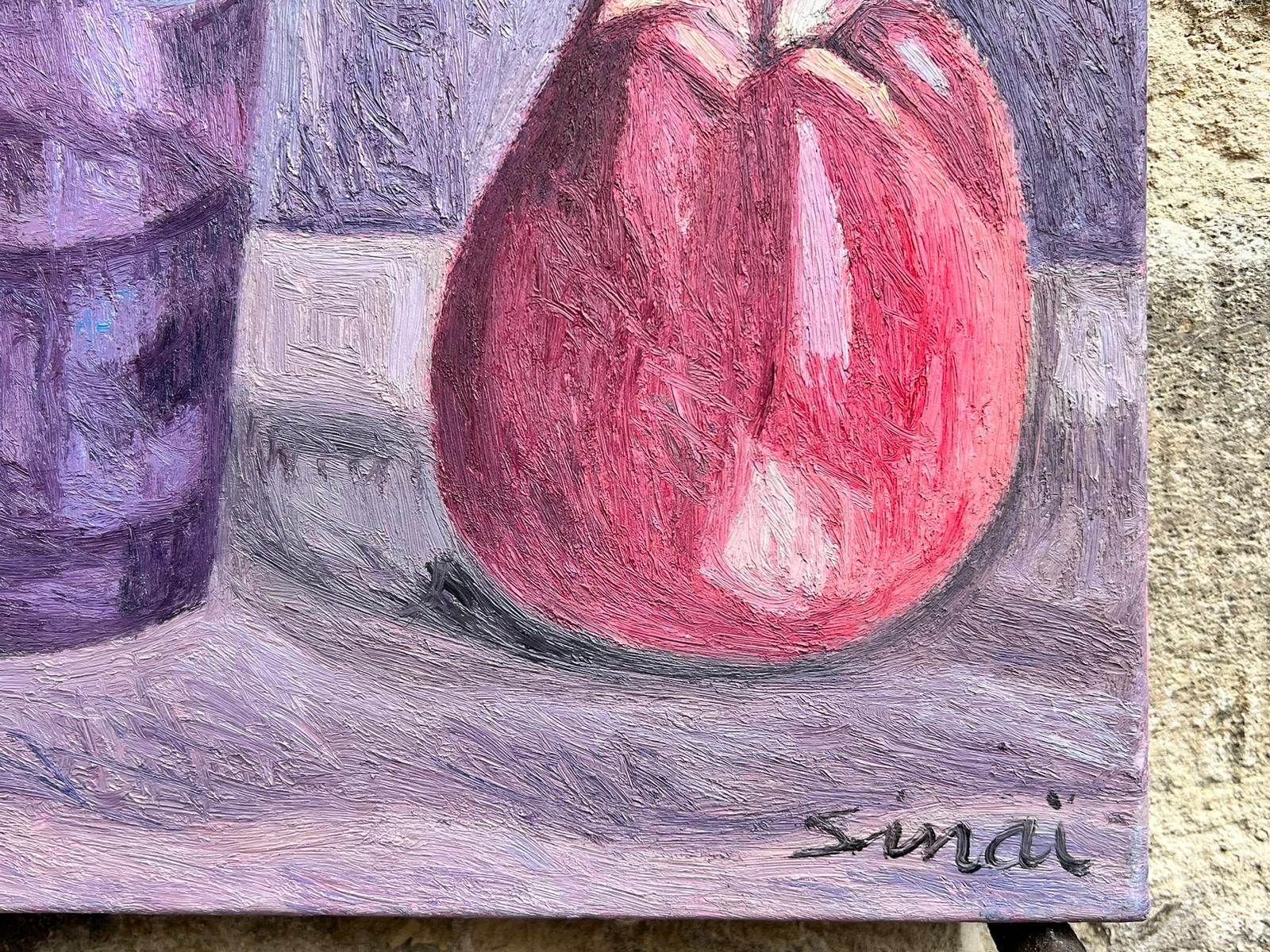 signed Sinai
French Post-Impressionist School, late 20th century
oil painting on canvas, unframed
canvas: 8.75 x 10.5 inches
provenance: private collection
condition: very good and sound condition 

