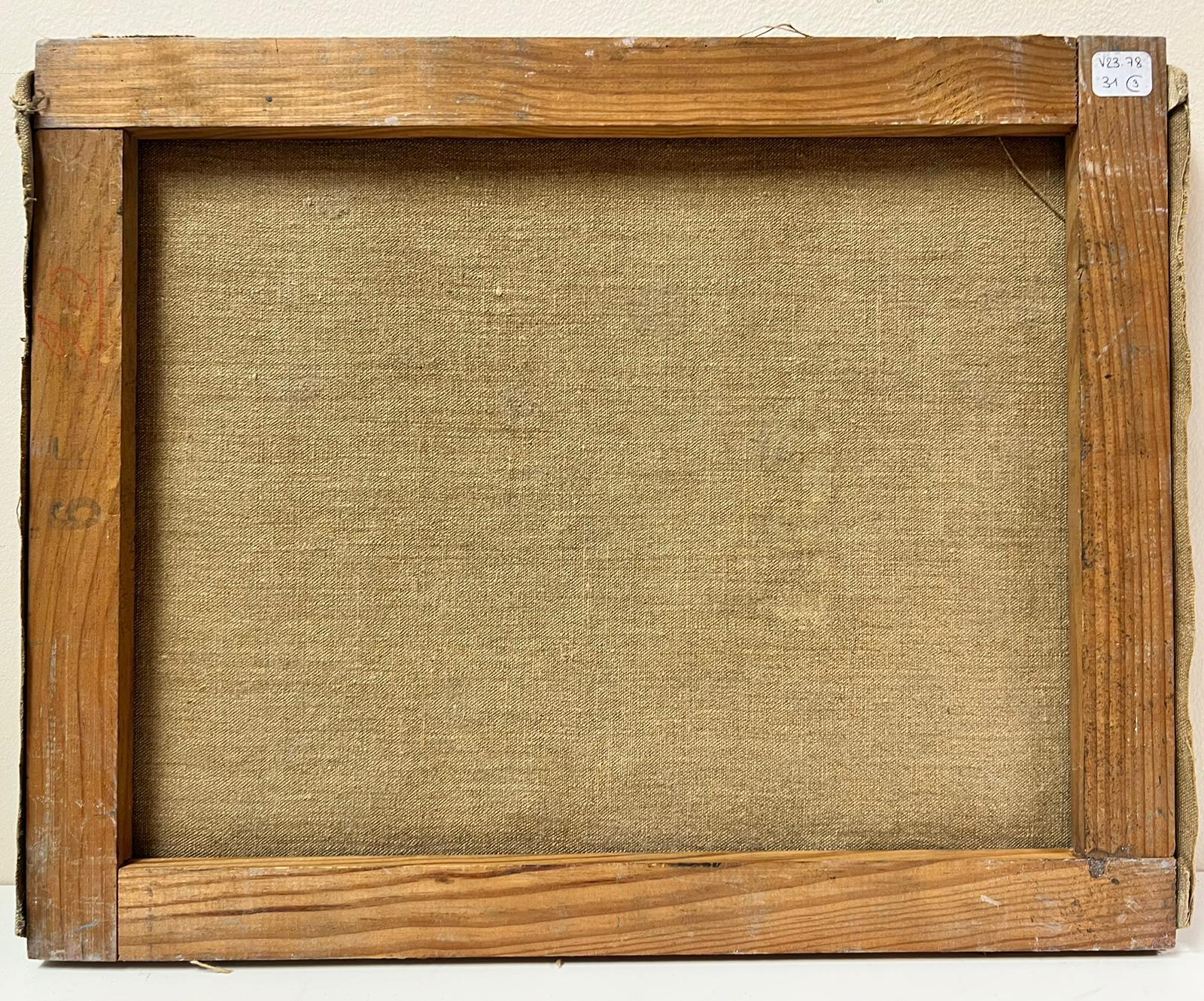 French School, late 20th century
signed
oil painting on canvas, unframed
canvas: 13 x 16 inches
provenance: private collection, France
condition: very good and sound condition 
