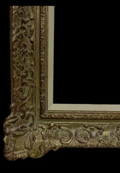 Marco de madera dorada estilo French Rococo Marco decorativo de pared Art Decor