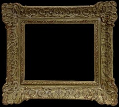 Marco de madera dorada estilo French Rococo Marco decorativo de pared Art Decor