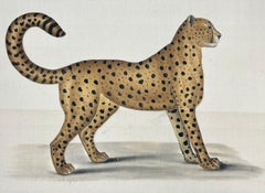 The Leopard 19th Century French Signed original painting 
