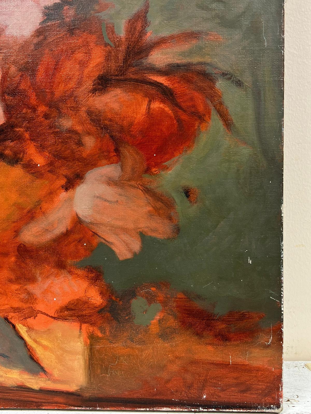 French School, 20th century, 
oil on canvas, unframed
canvas: 21.5 x 18 inches
private collection, France
the painting is in overall sound condition - though does have scratches to the surface (see photos). 