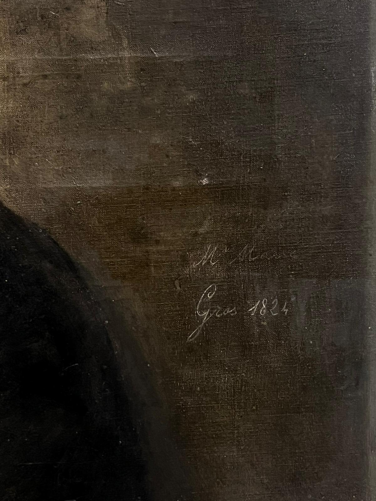 Porträt eines französischen Gentleman
Französische Schule, undeutlich signiert
aus dem Jahr 1824
verso beschriftet
Öl auf Leinwand, ungerahmt
Gemälde: 22 x 19 Zoll
Provenienz: Privatsammlung, Frankreich
Zustand: sehr guter und gesunder Zustand, mit