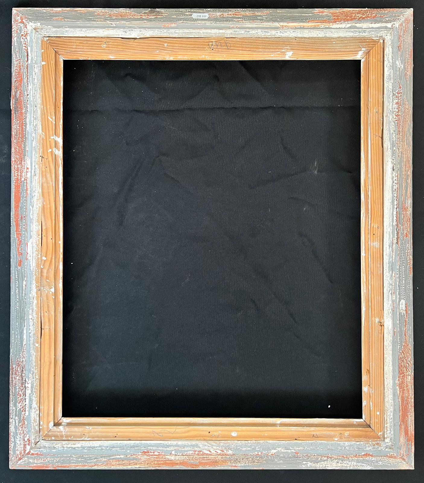French mid 20th century
Cornice per foto in stile Montparnasse
Wood e intonaco 
Misura interna (per alloggiare il quadro o lo specchio): 22 x 18 pollici
Misure esterne complessive: 29 x 25 pollici
Provenienza: da una collezione di Parigi
Condizioni: