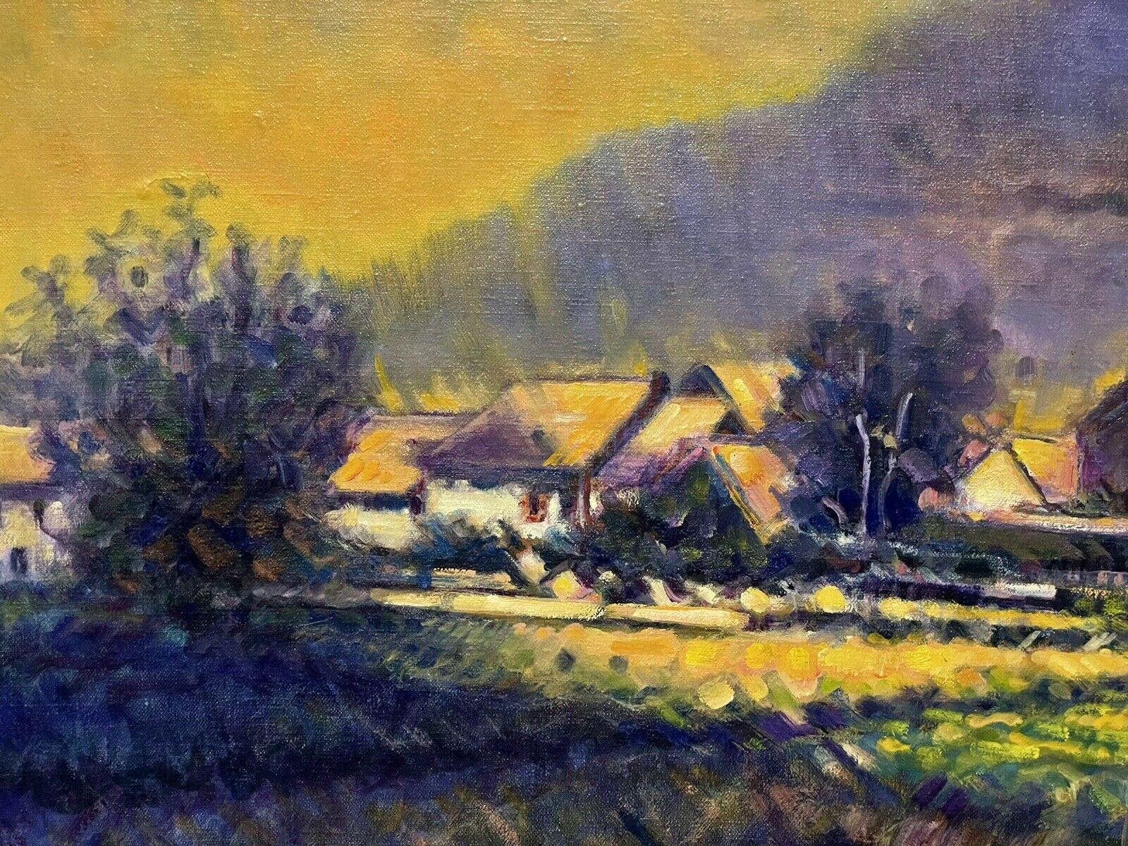 Artist/ School: French Post-Impressionist School, signed to the front and back. 

Title: Provence Landscape

Medium: signed oil painting on canvas, framed

framed: 25.25 29.25 inches
canvas: 21.5 x 25.75 inches

Provenance: private collection,
