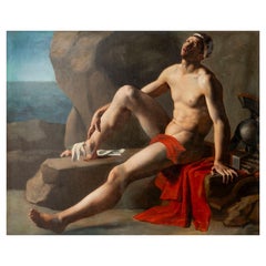FRANZÖSISCHE SCHULE Anfang des 19. Jahrhunderts "Philoctetes auf der Insel Lemnos"