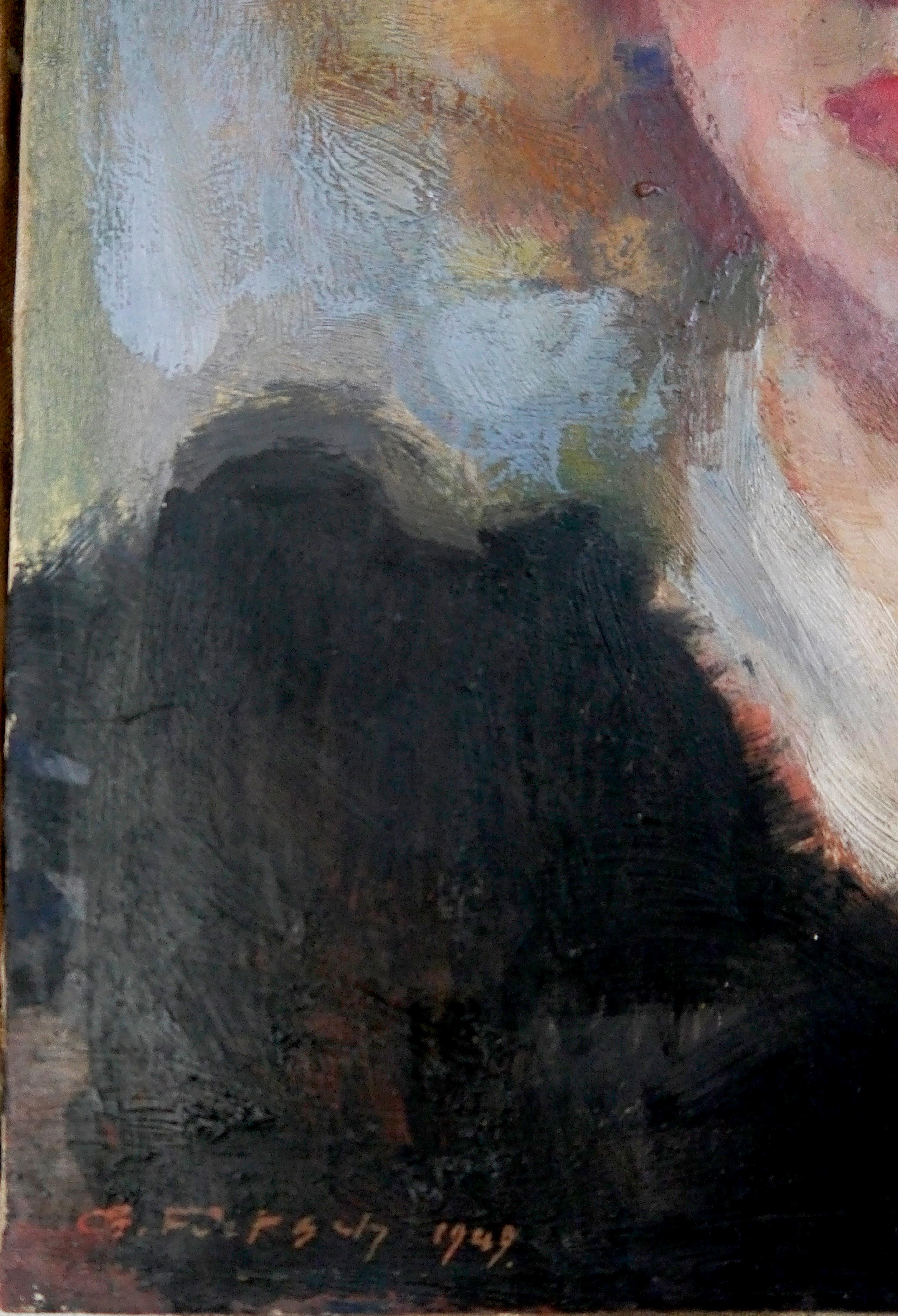 French School Blond young woman Post impressionism 3