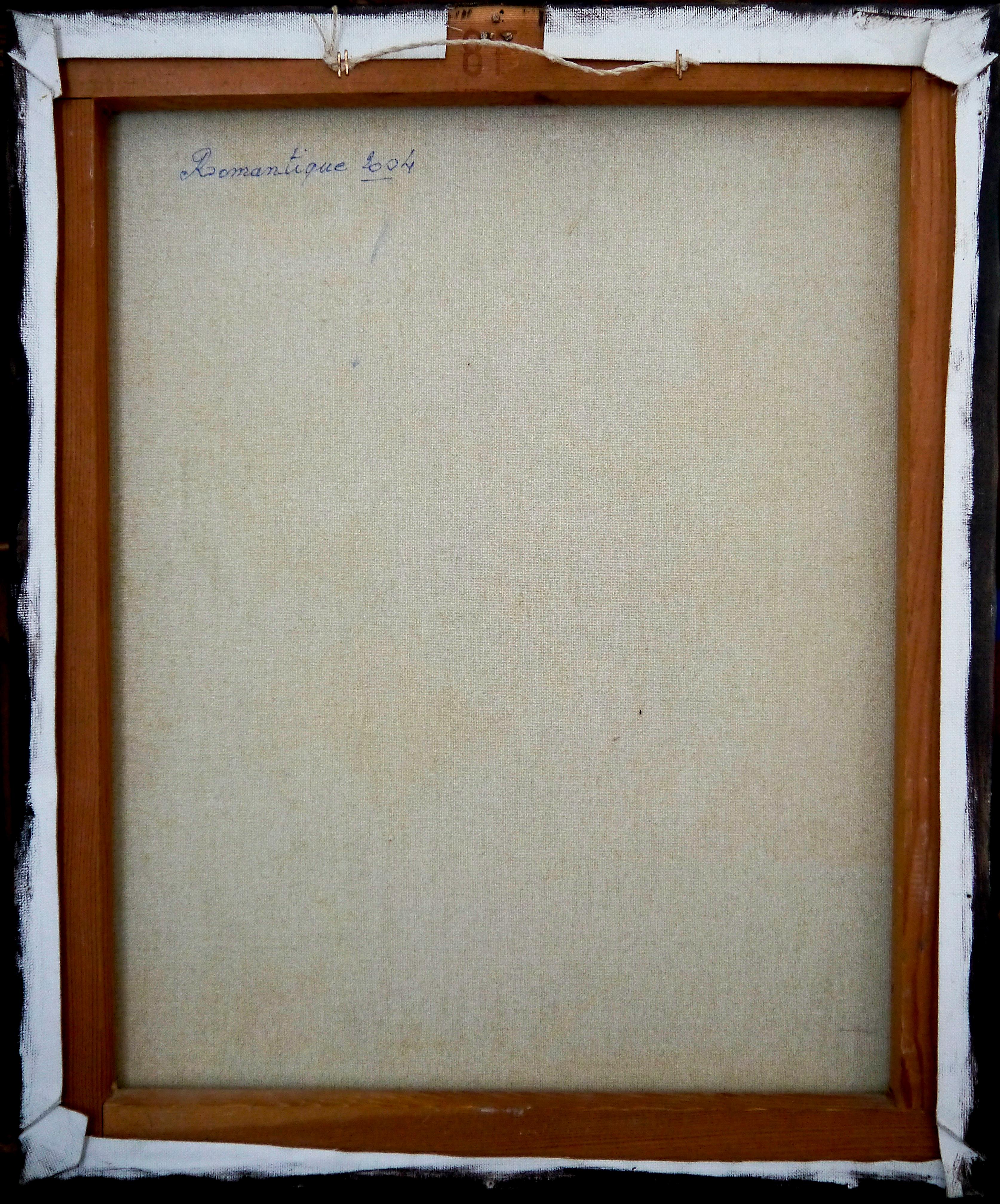 Pittura ad olio firmata Scuola Francese Impressionista Floreale Certificato incluso in vendita 6
