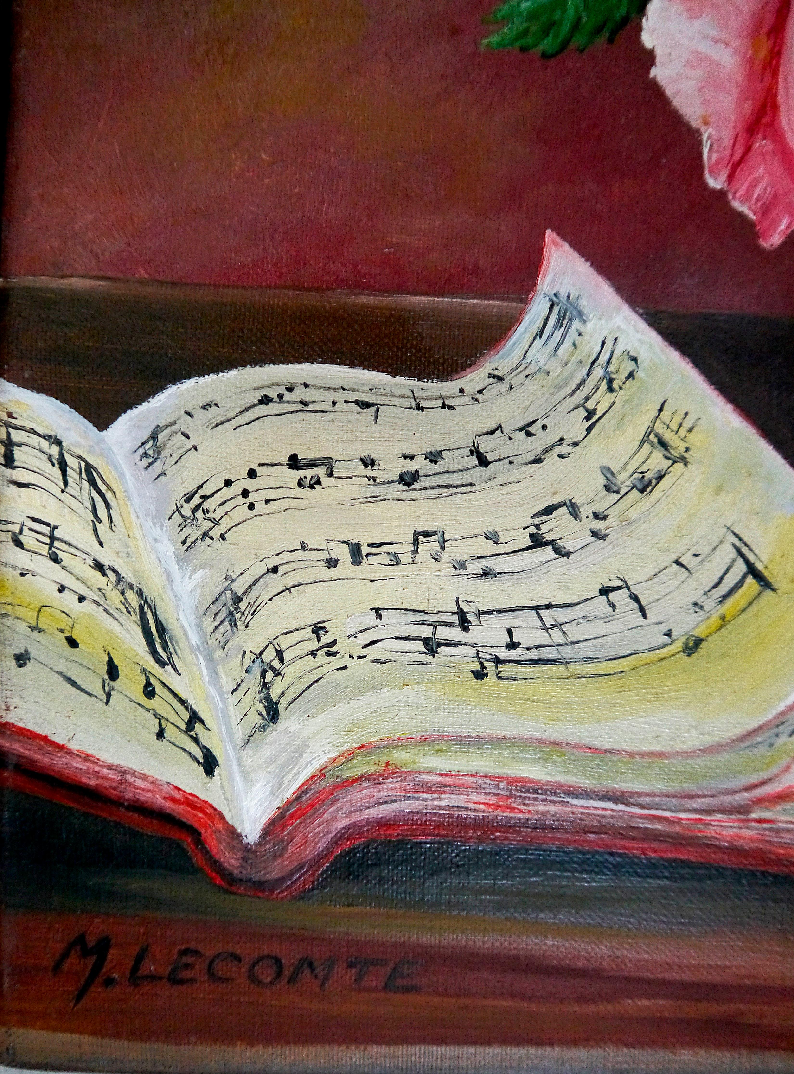 Pittura ad olio firmata Scuola Francese Impressionista Floreale Certificato incluso - Painting Tonalismo di French School Masters