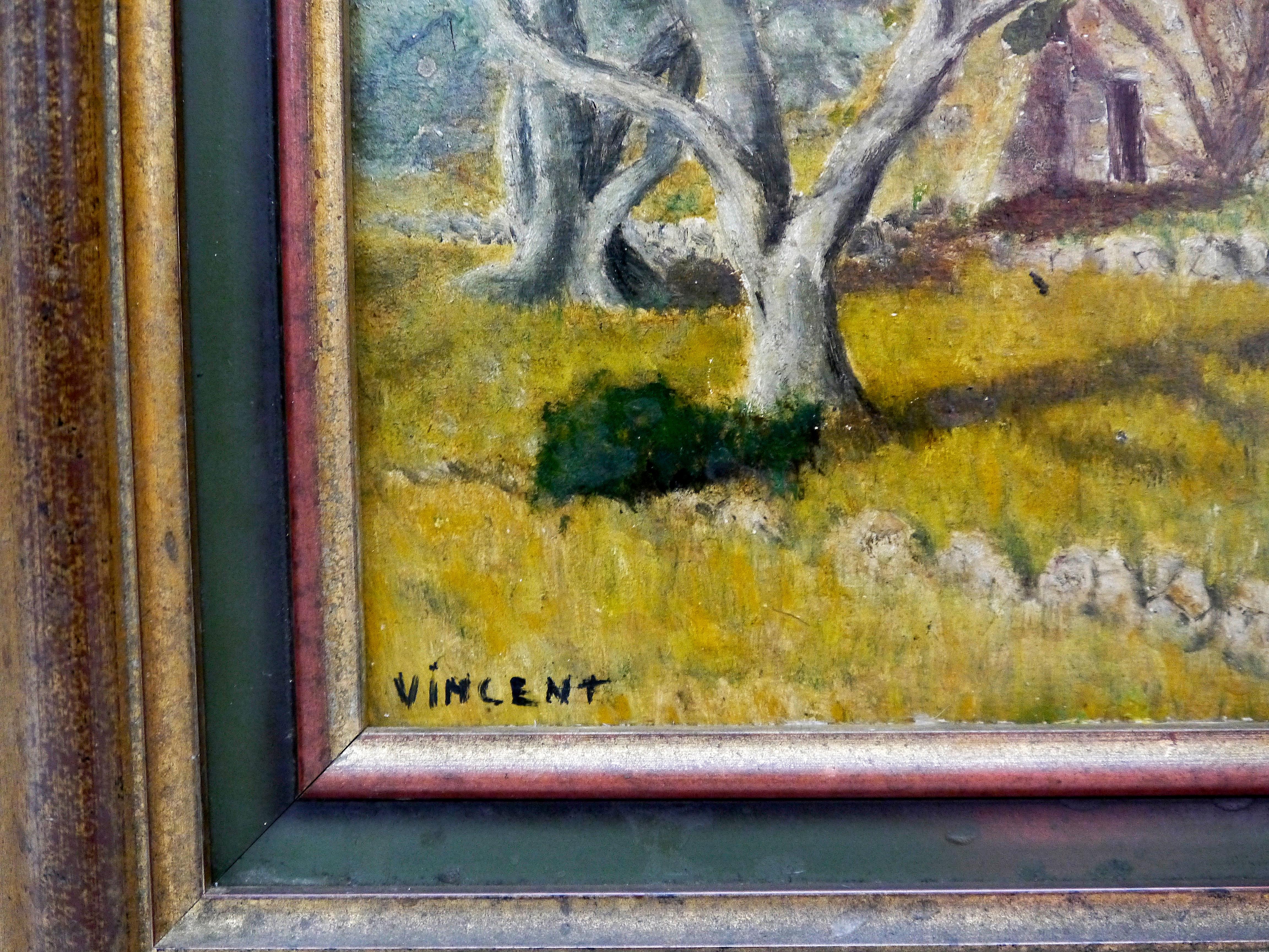 ➡️Vivid Landscape⬅️

➡️Impressionism Landscape⬅️

⏩ Es ist Vincent unterzeichnet.⏪

Auf der Rückseite steht Vincent Martini (gestorben am 21. August 1944) 

⭐Medium:⭐ Öl auf  Holzplatte

⭐Technik: ⭐Impasto-Malerei mit ausdrucksstarken