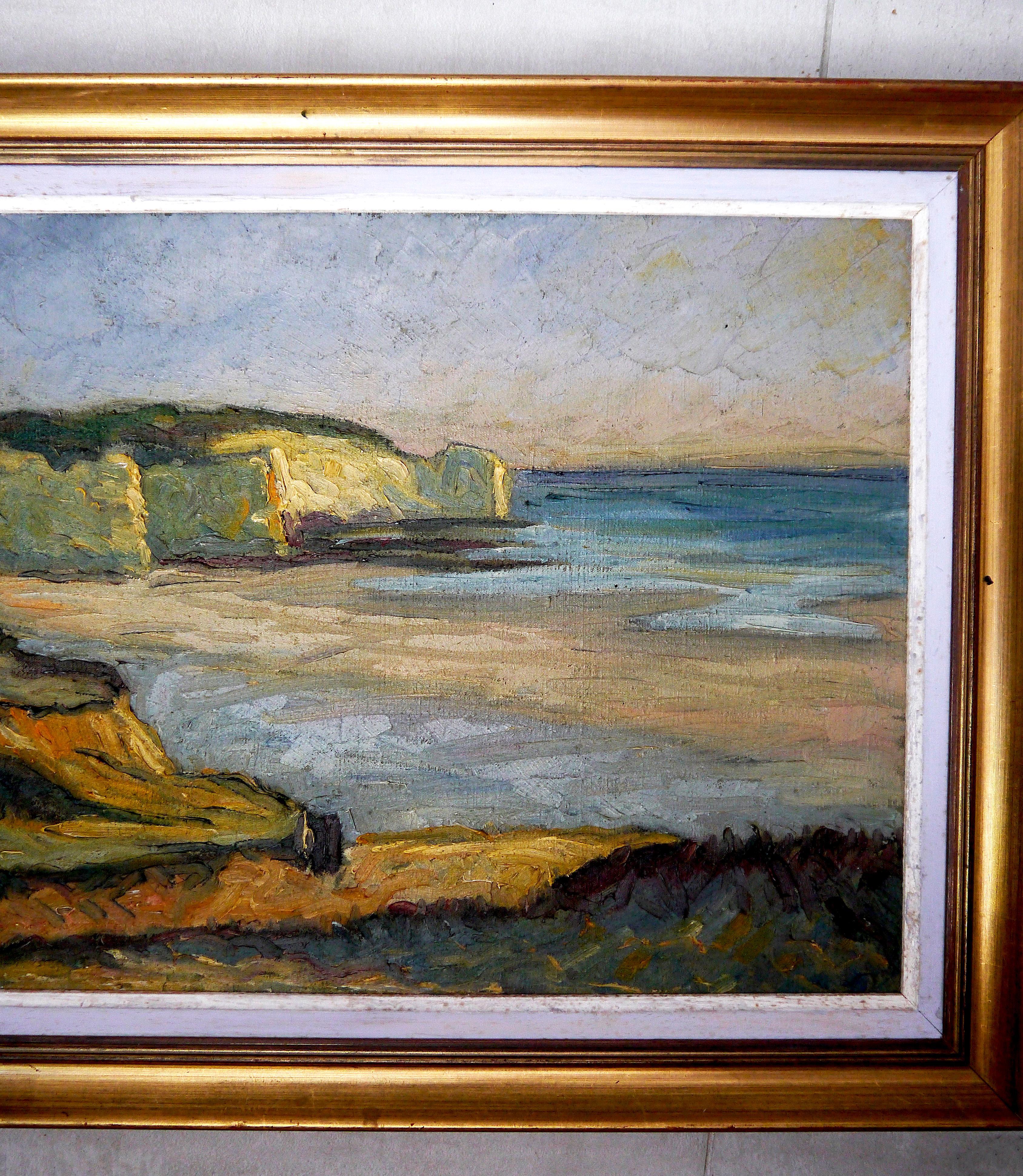 French School Impressionist Landscape Signed oil painting 1