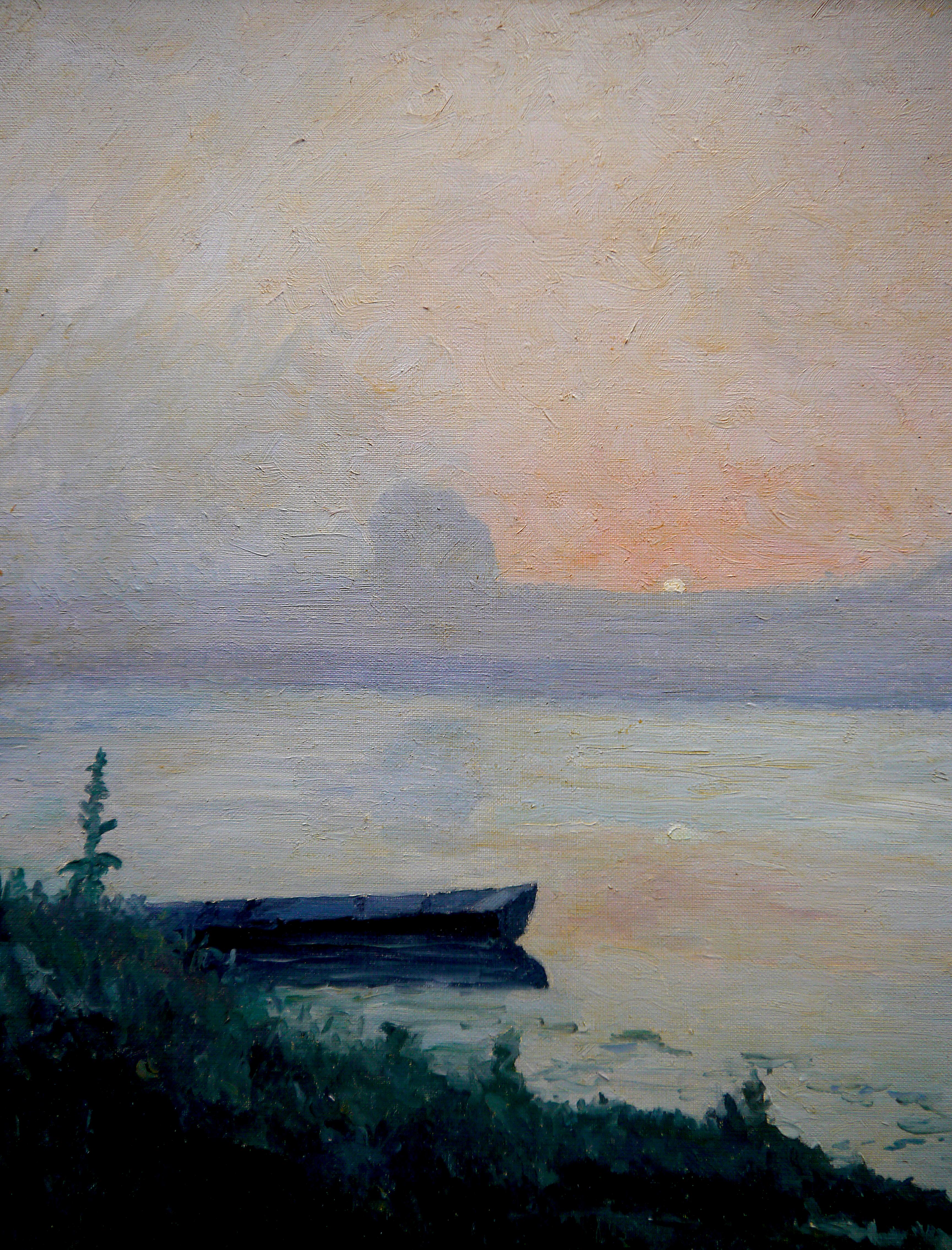 French School Impressionist Landscape Signed oil painting For Sale 2