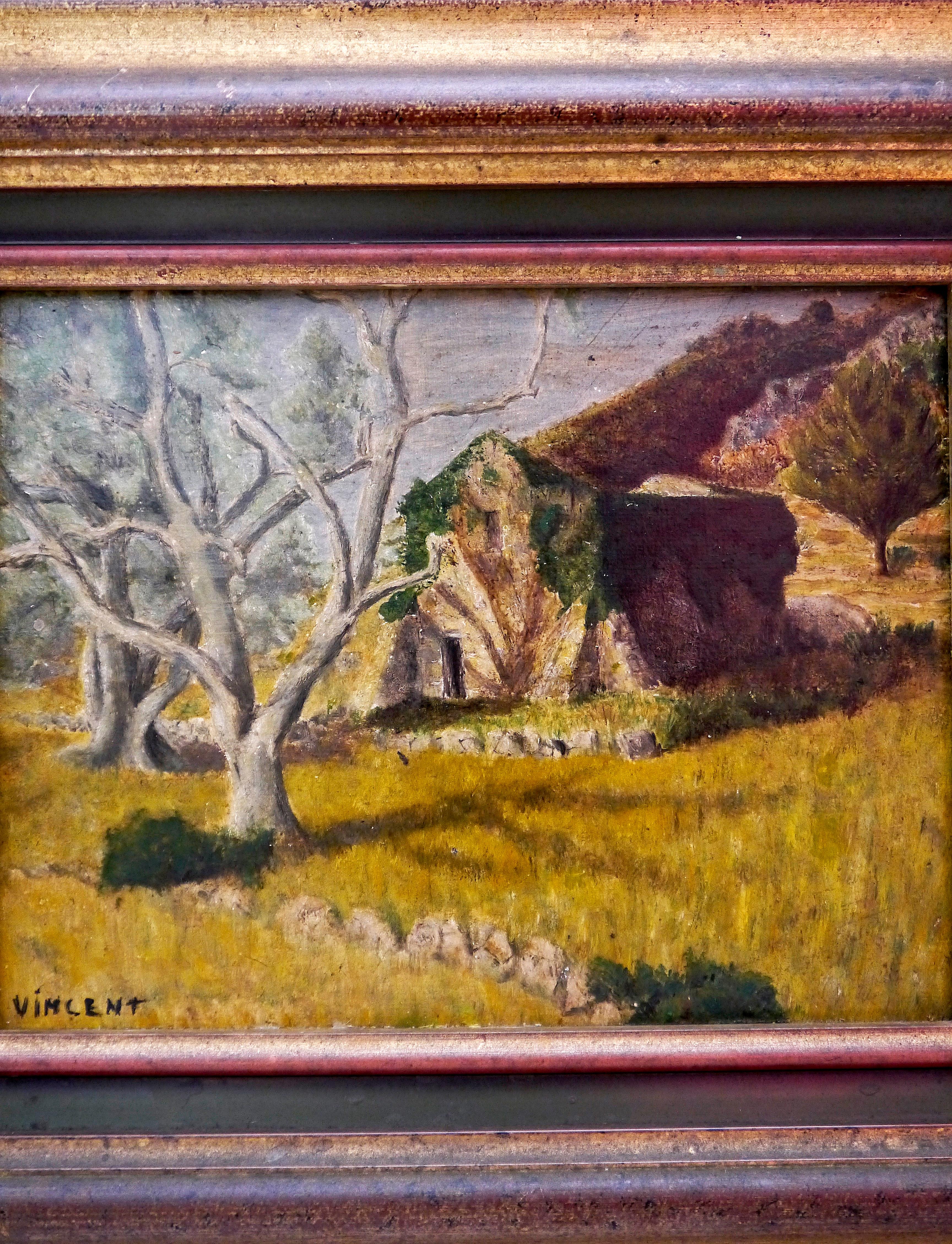 Impressionistische Landschaft der Französischen Schule, signiertes Ölgemälde im Angebot 2
