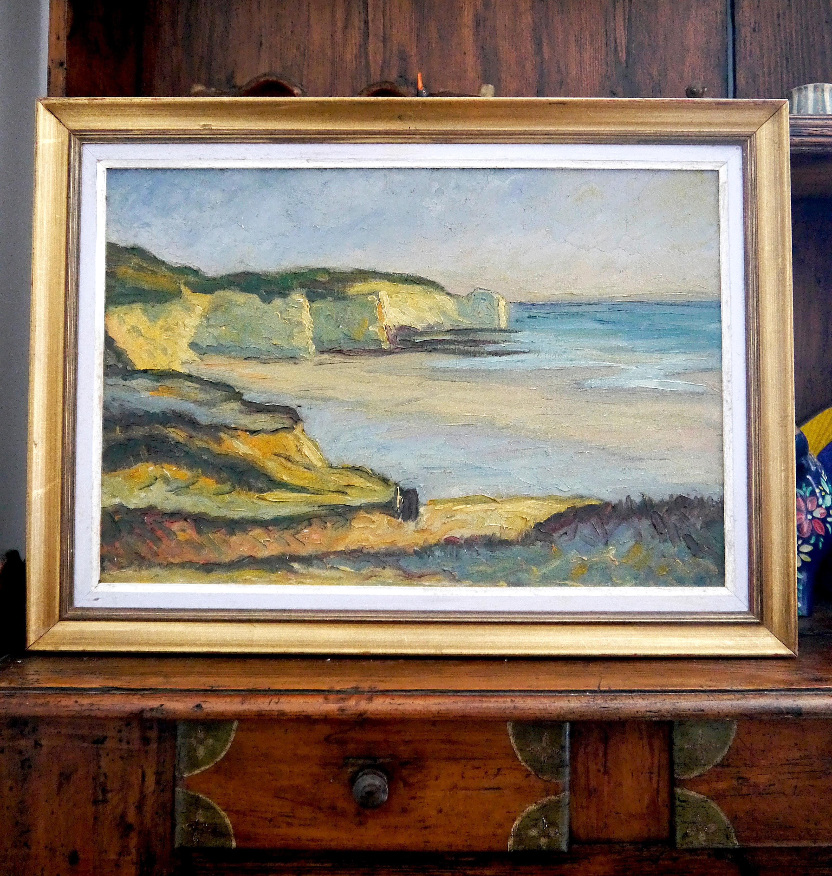 French School Impressionist Landscape Signed oil painting 4