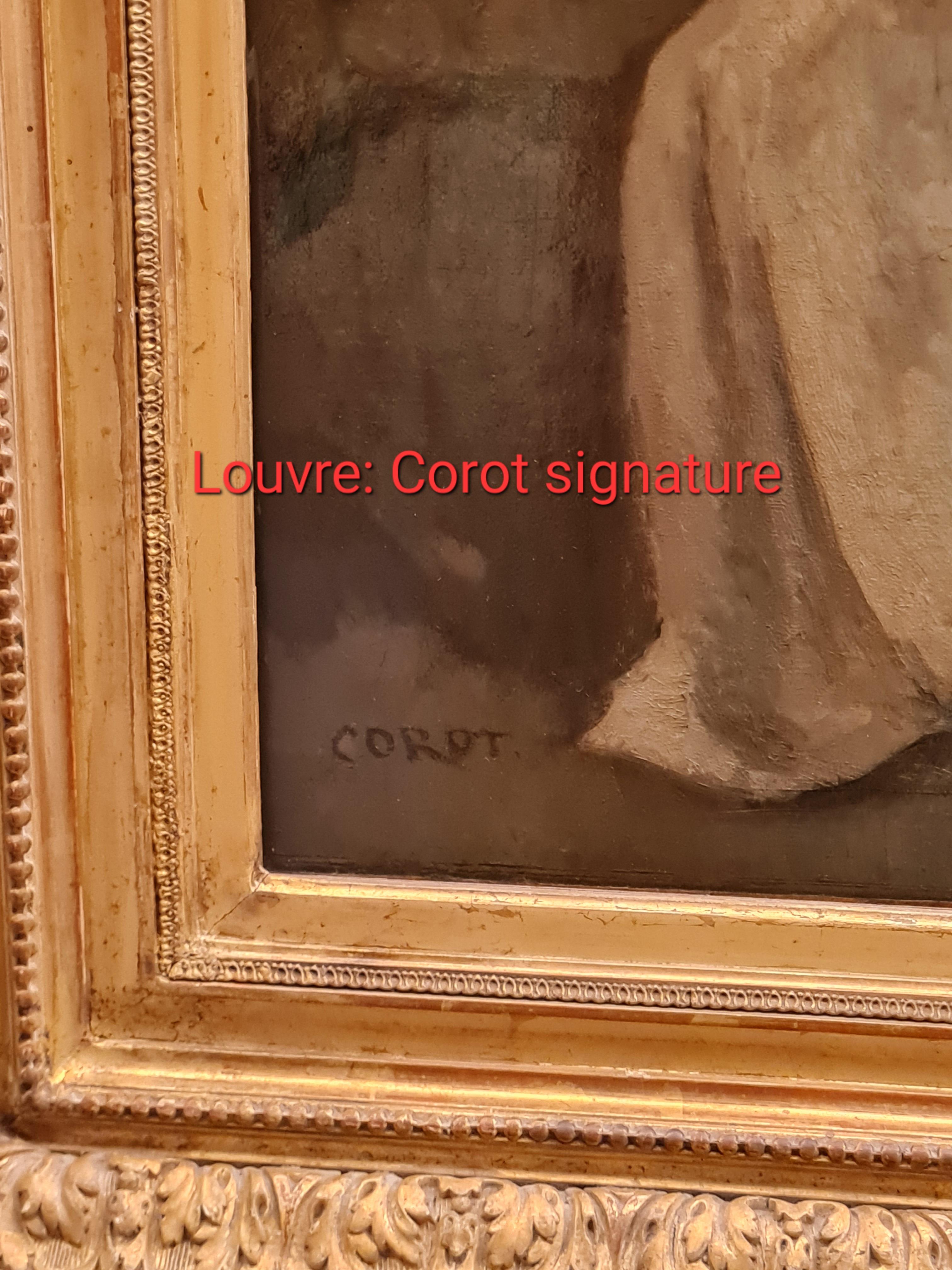 French school Landscape river scene Signed For Sale 9