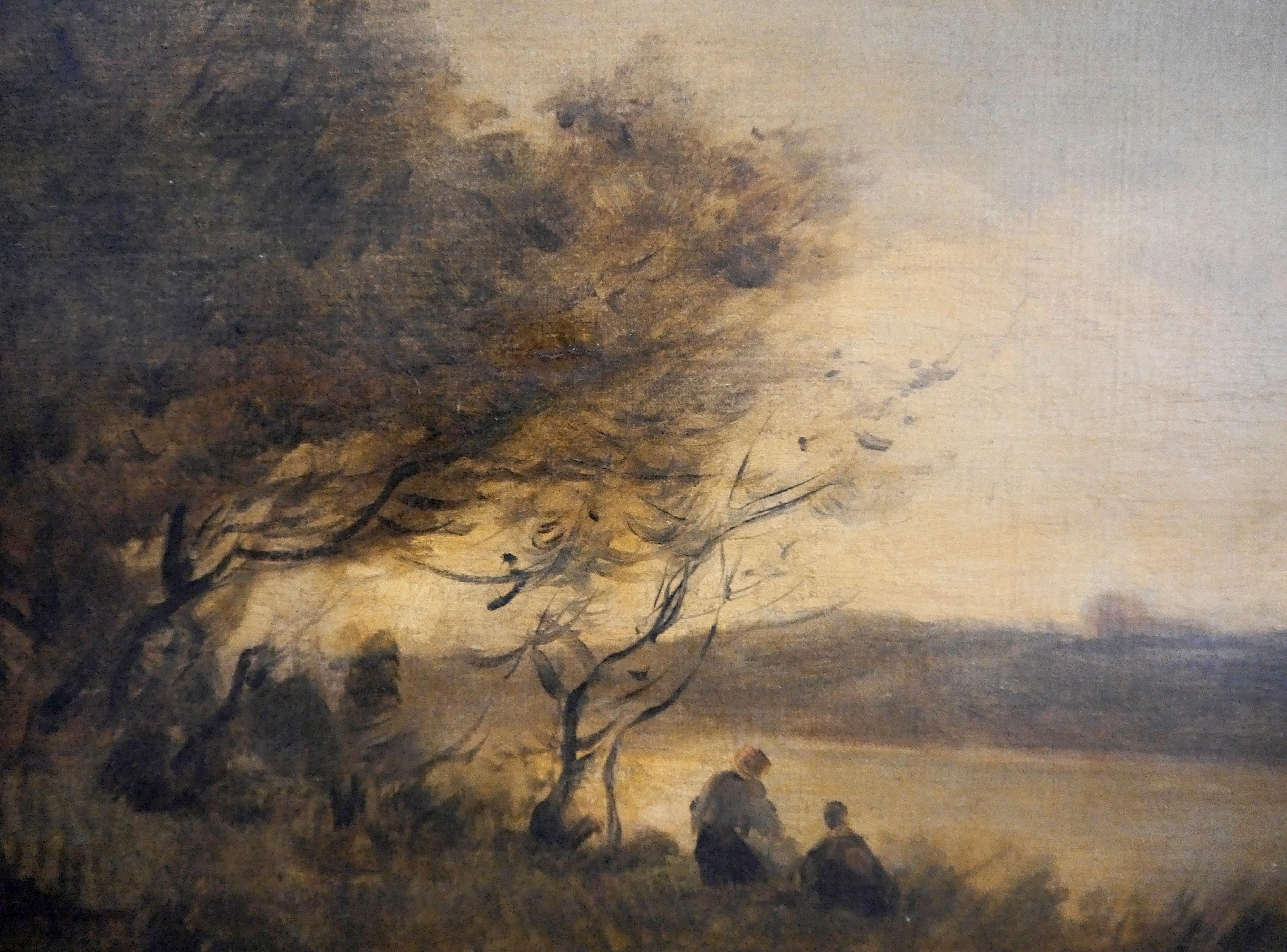 French school Landscape river scene Signed For Sale 4