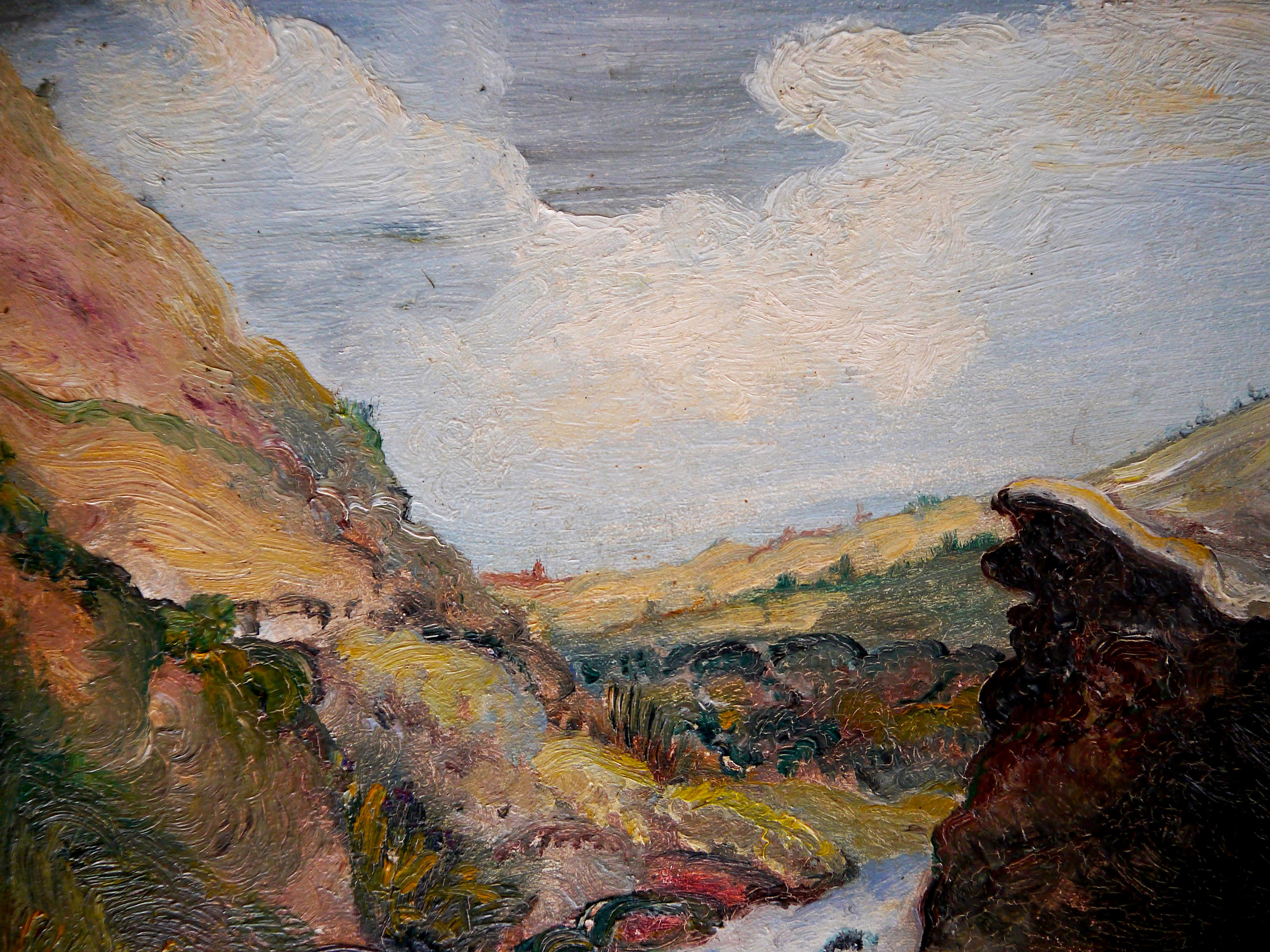 ➡️Landscape des Pyrénées ⬅️


Cette charmante œuvre d'art est une peinture de paysage... elle ressemble à un tableau de Vincent Van Gogh.

⭐Structural Analysis⭐ (Analyse structurelle)

La peinture représente une rivière qui coule dans un paysage