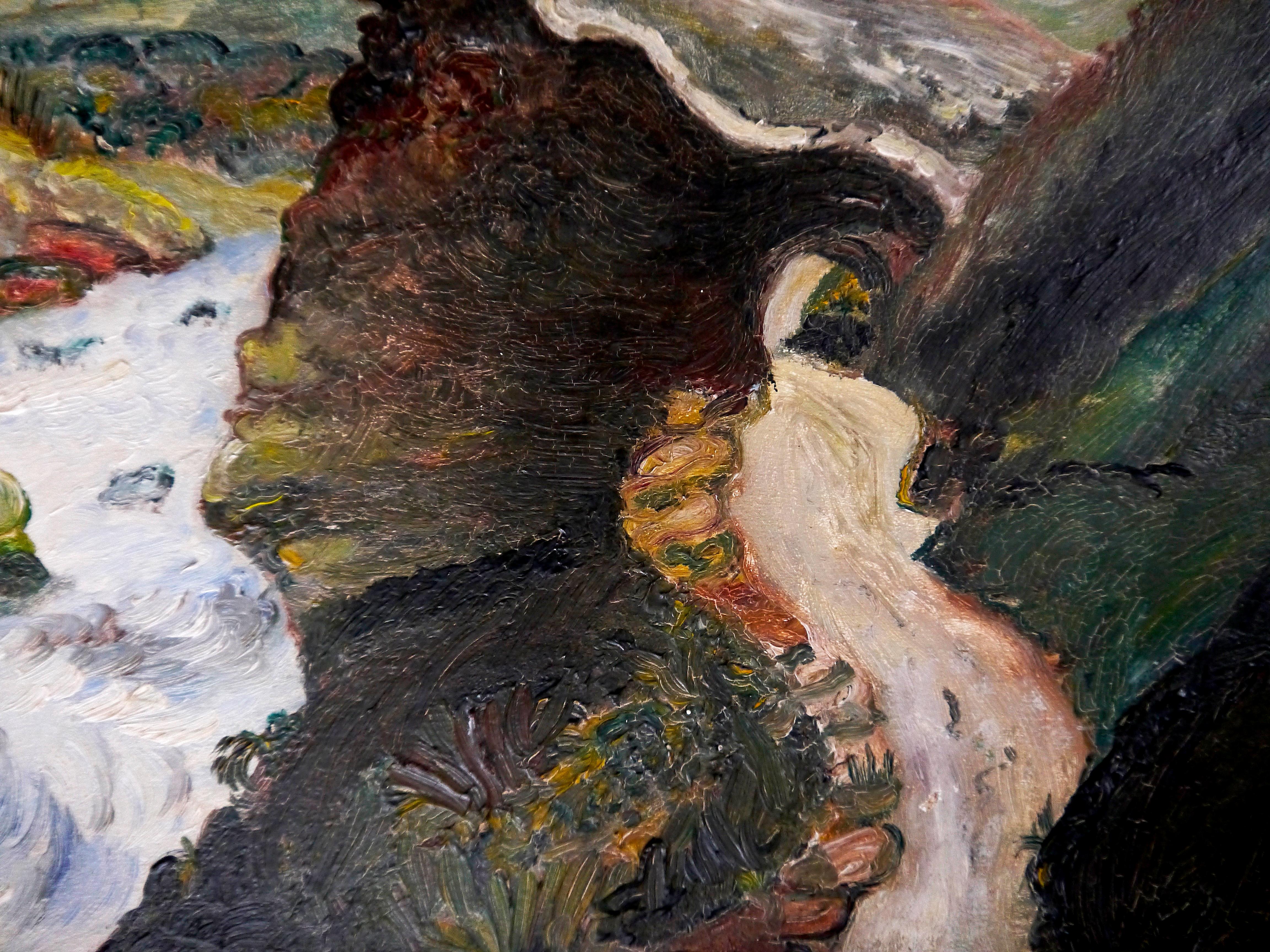 Peinture à l'huile de paysage de Provence signée en vente 2